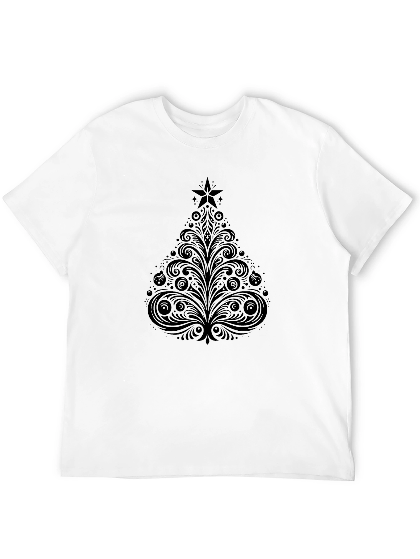 Elegant Christmas Tree Graphic Tee