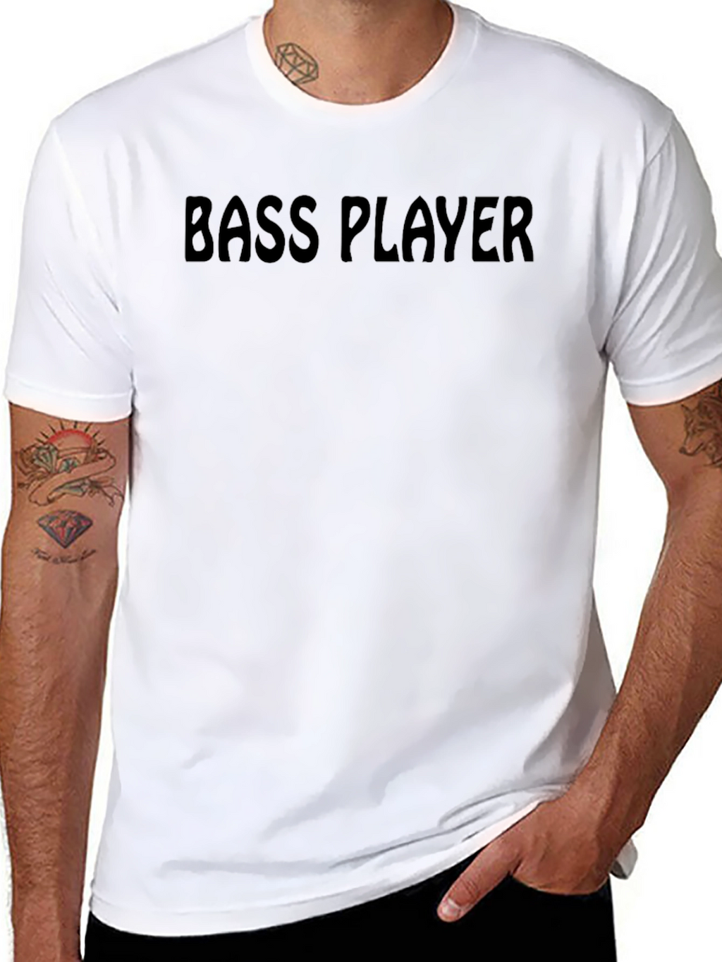 Bass Player Black T-Shirt