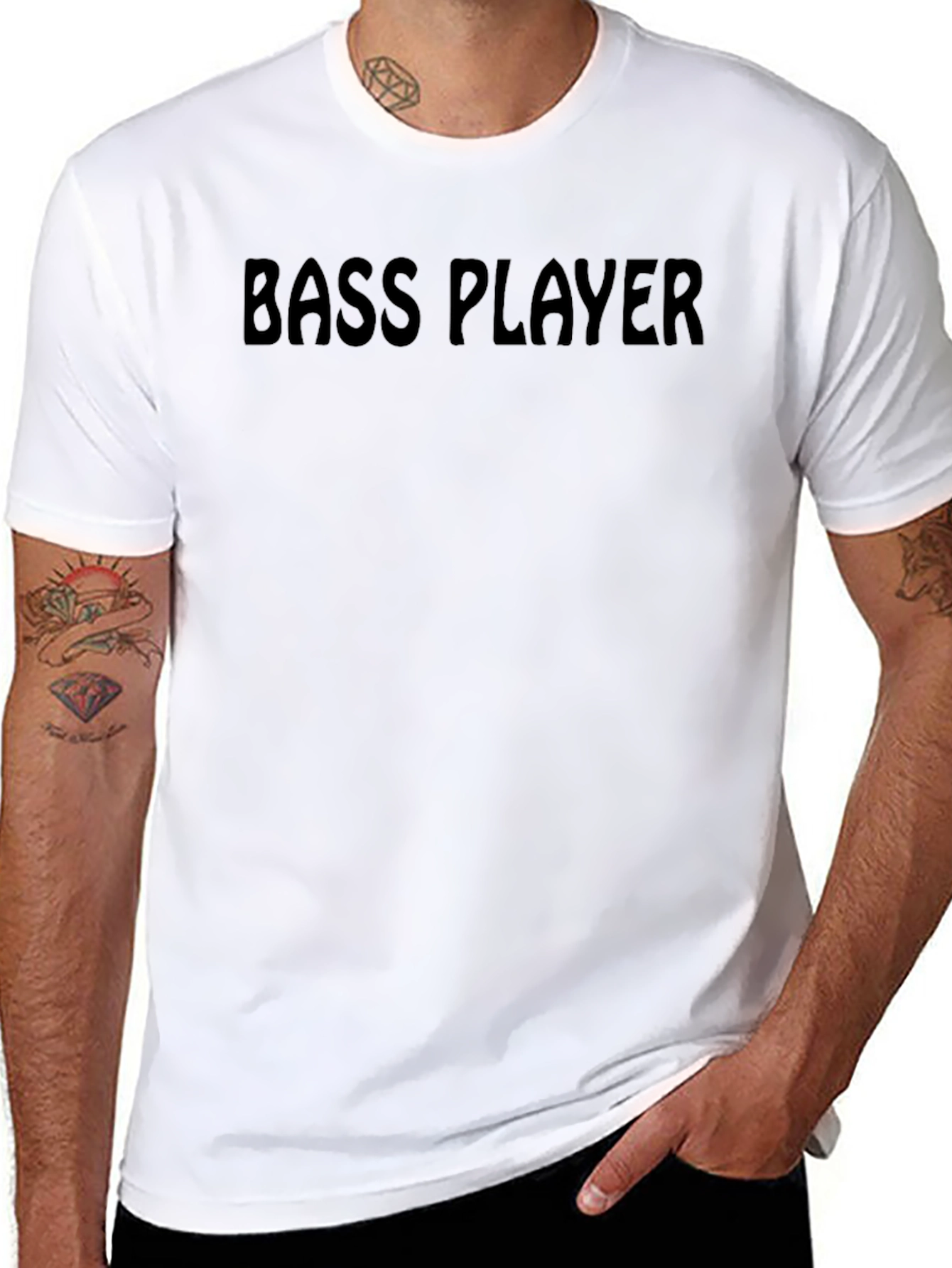Bass Player Black T-Shirt