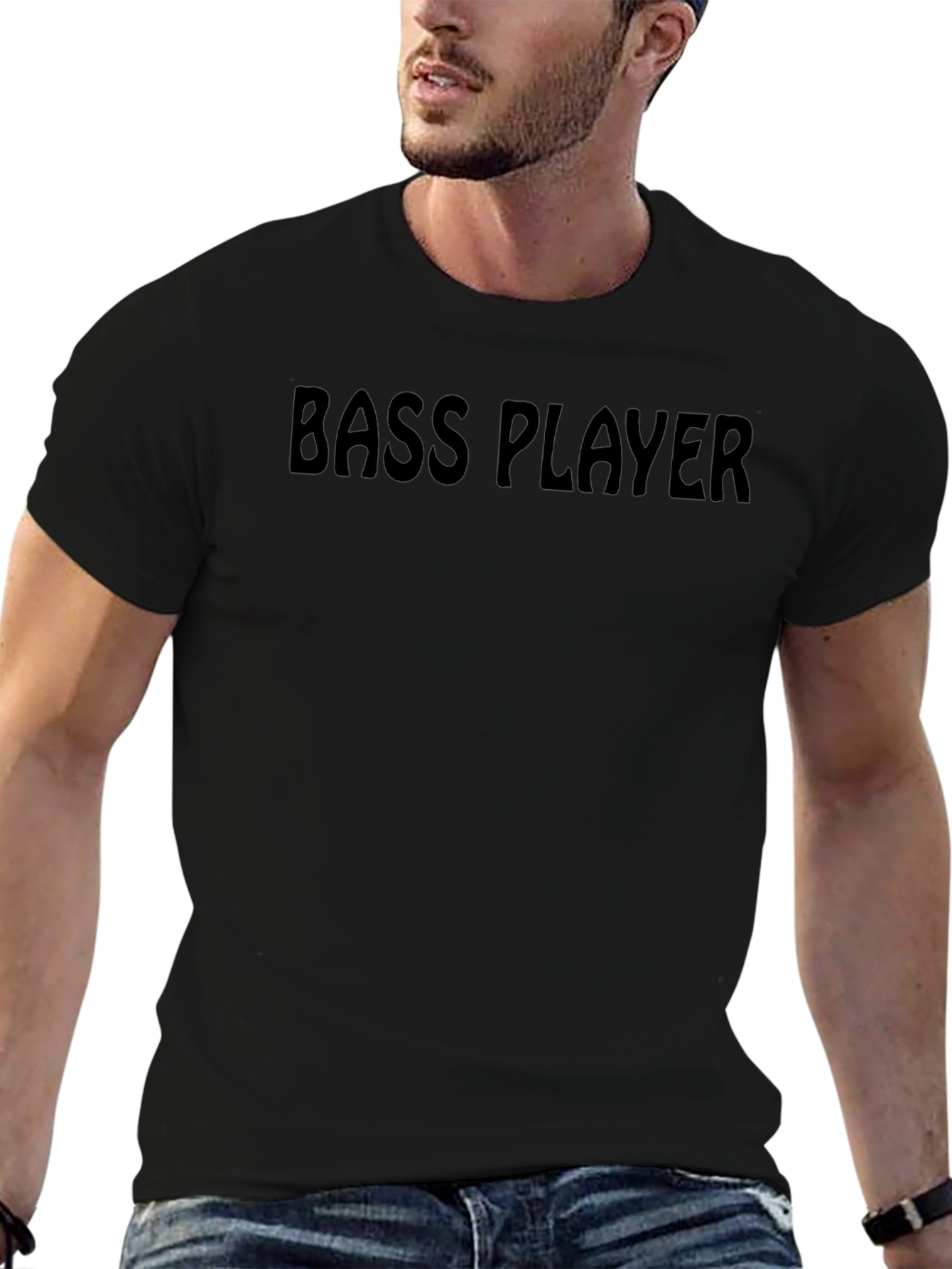 Bass Player Black T-Shirt