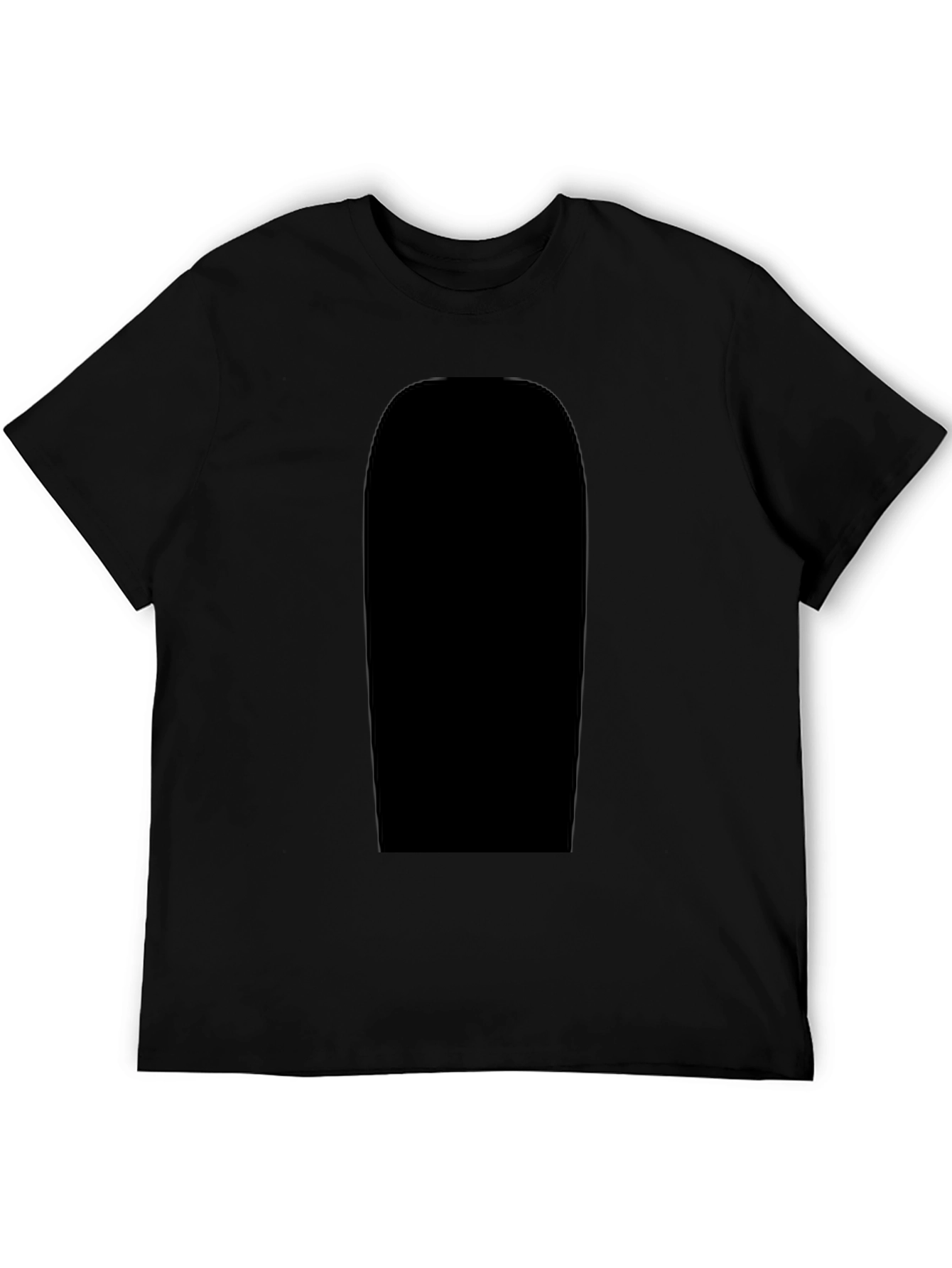Mens Black T-Shirt - Casual Comfort