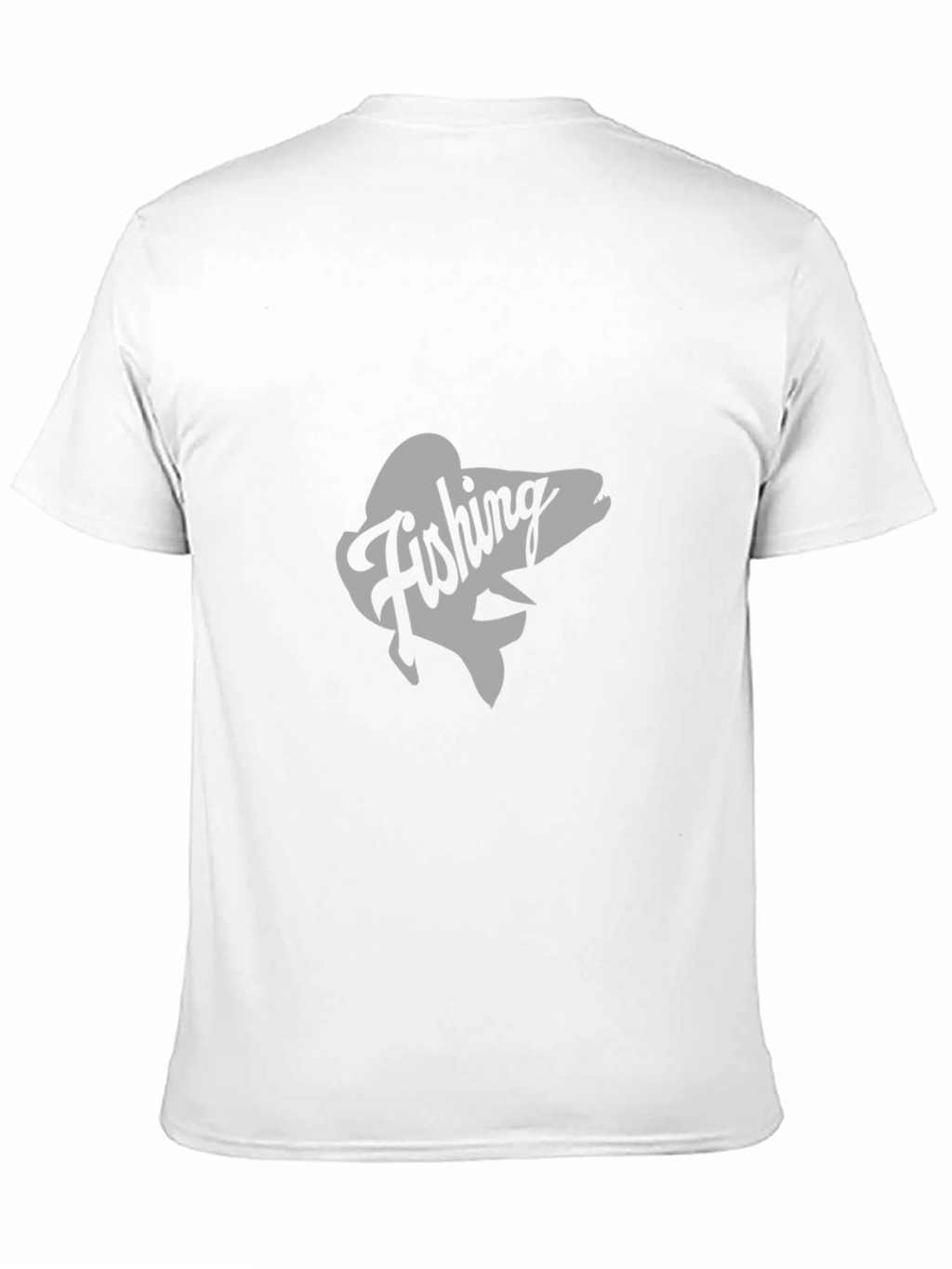 Fishing Graphic Tee - Black Cotton T-Shirt