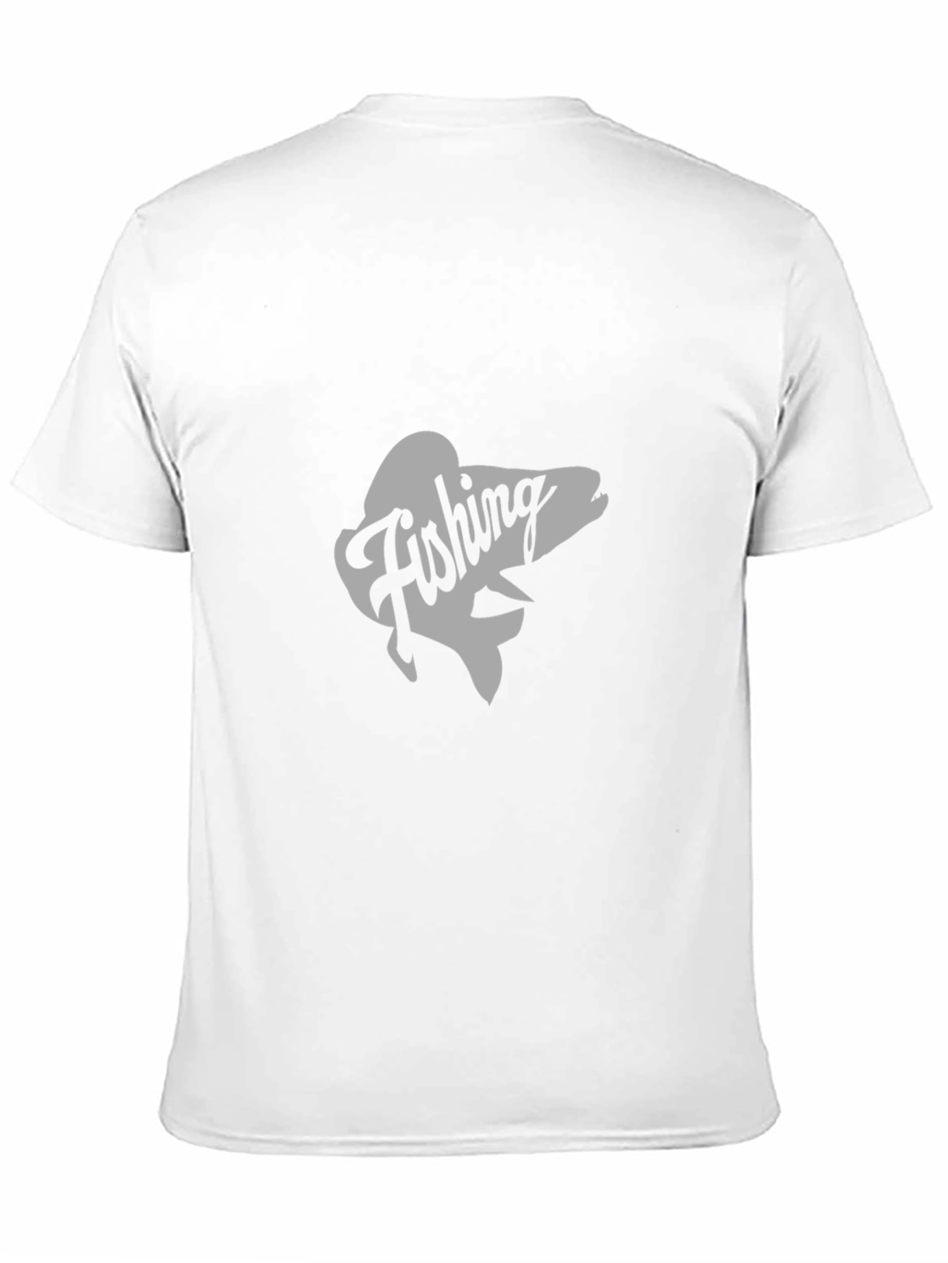 Fishing Graphic Tee - Black Cotton T-Shirt