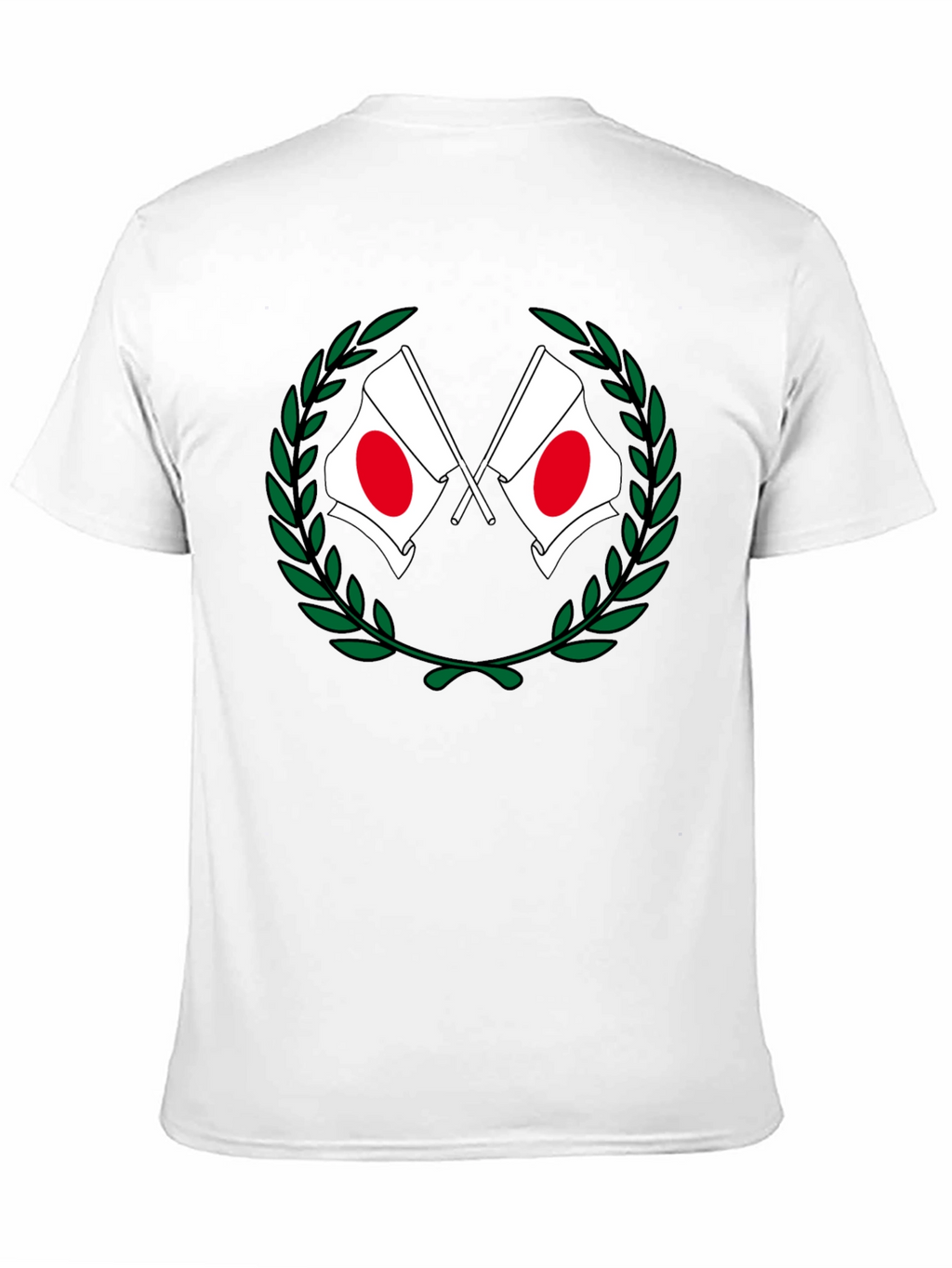 Japan Flag Laurel Wreath T-Shirt