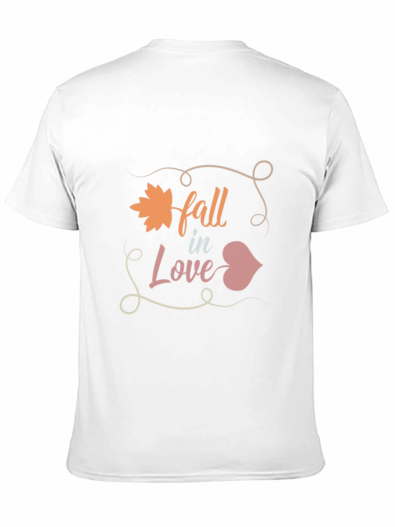 Fall in Love Graphic Tee - Mens Black T-Shirt