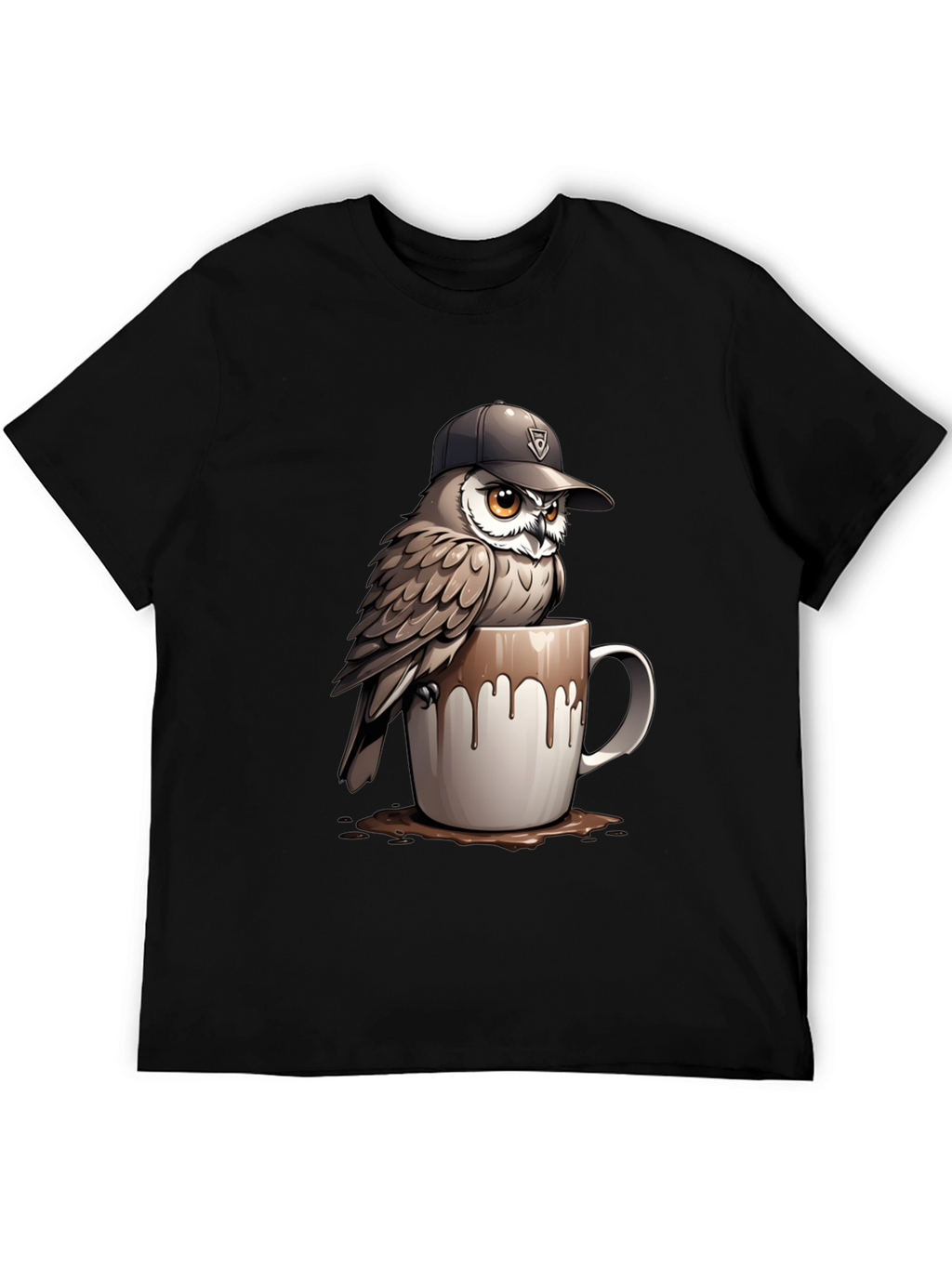 Owl in a Mug T-Shirt