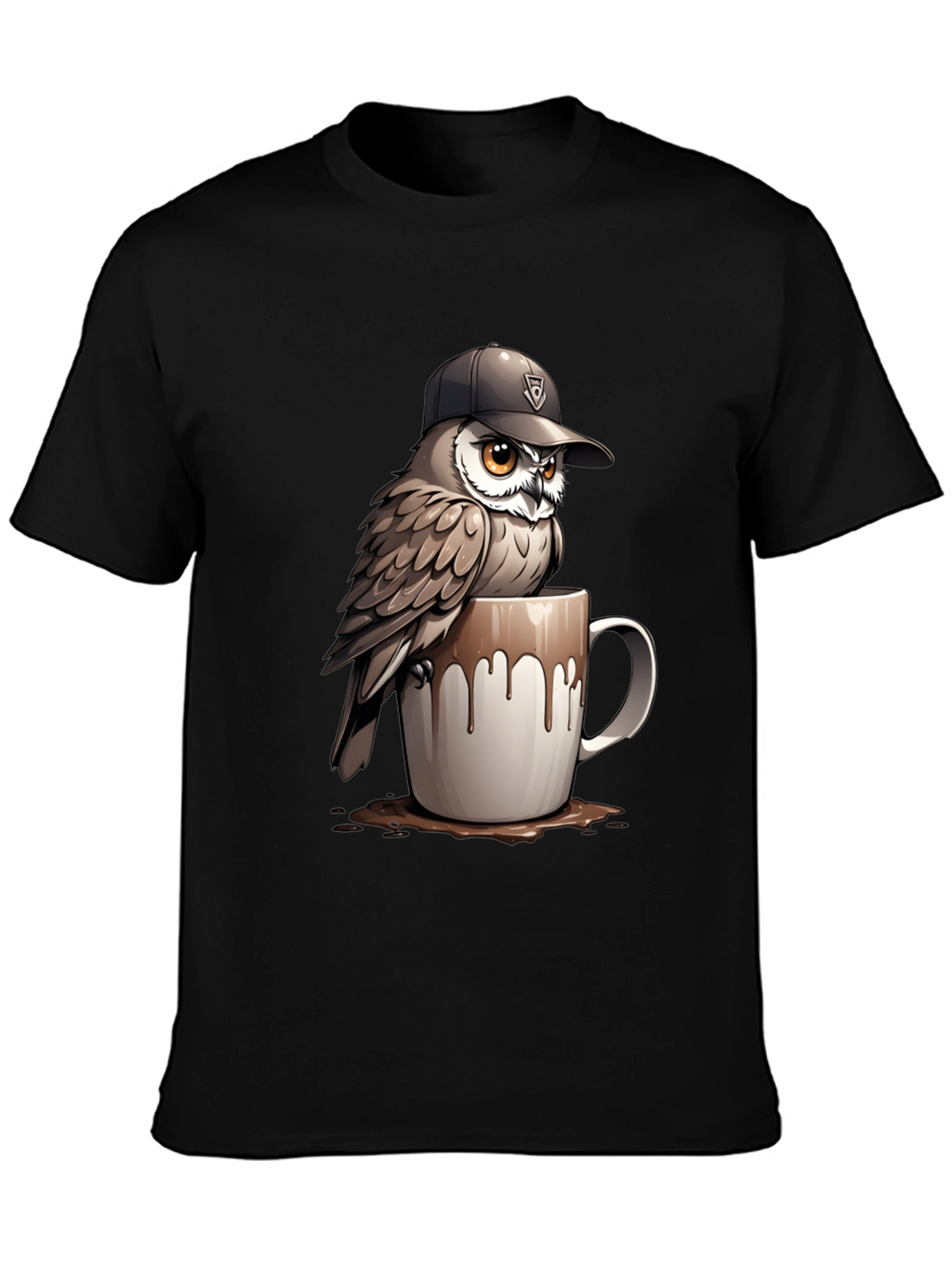 Owl in a Mug T-Shirt