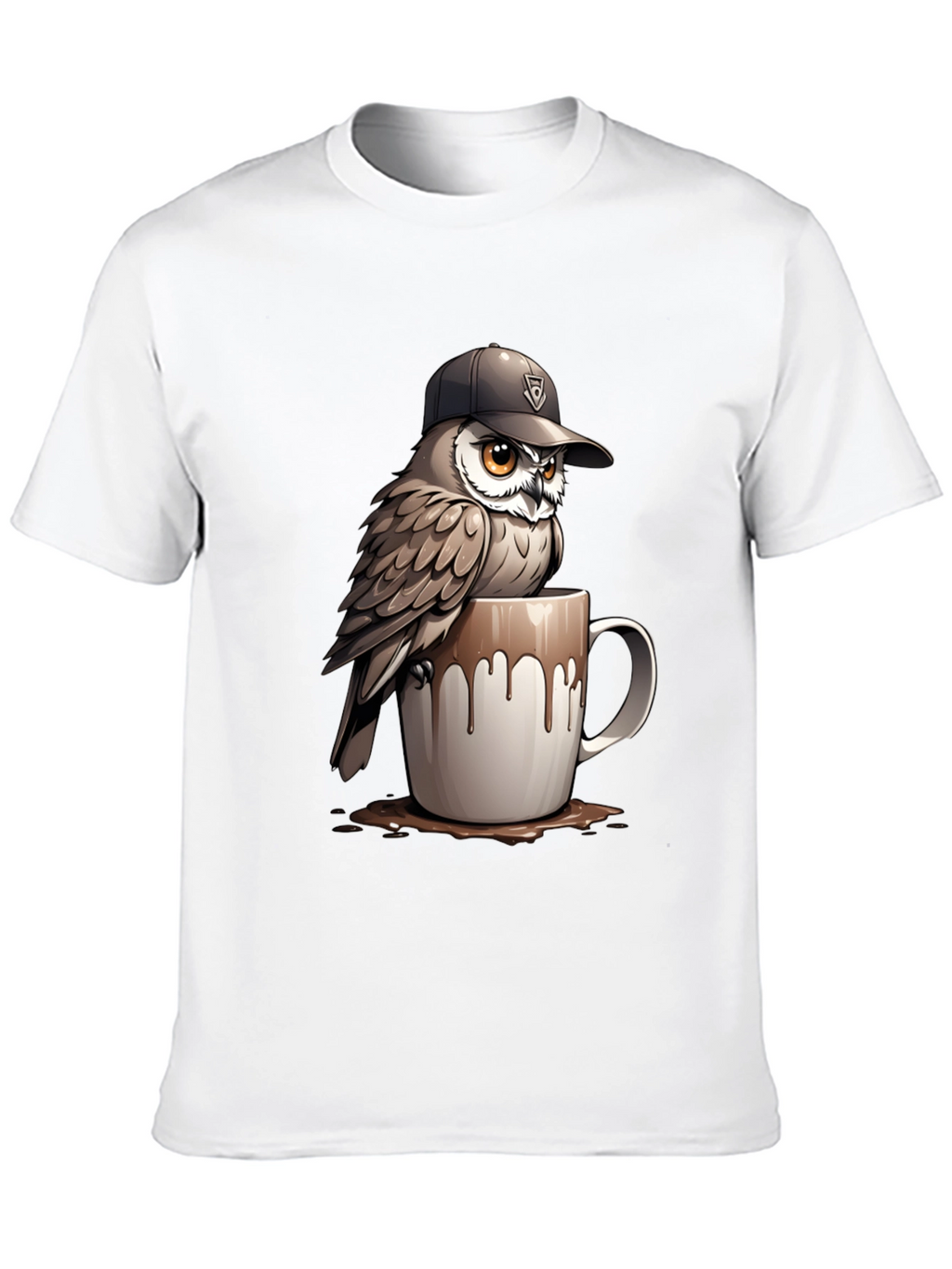 Owl in a Mug T-Shirt