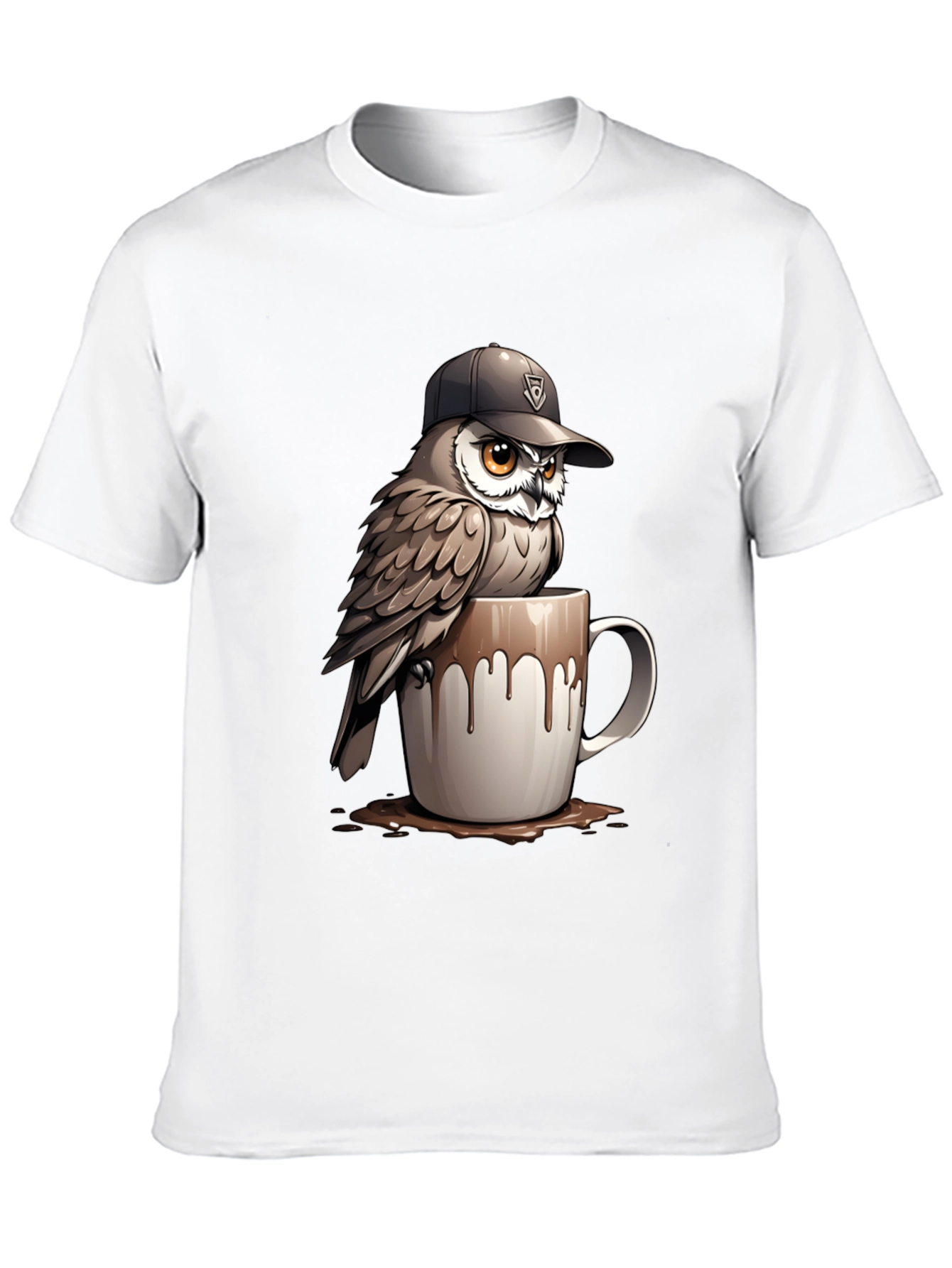 Owl in a Mug T-Shirt