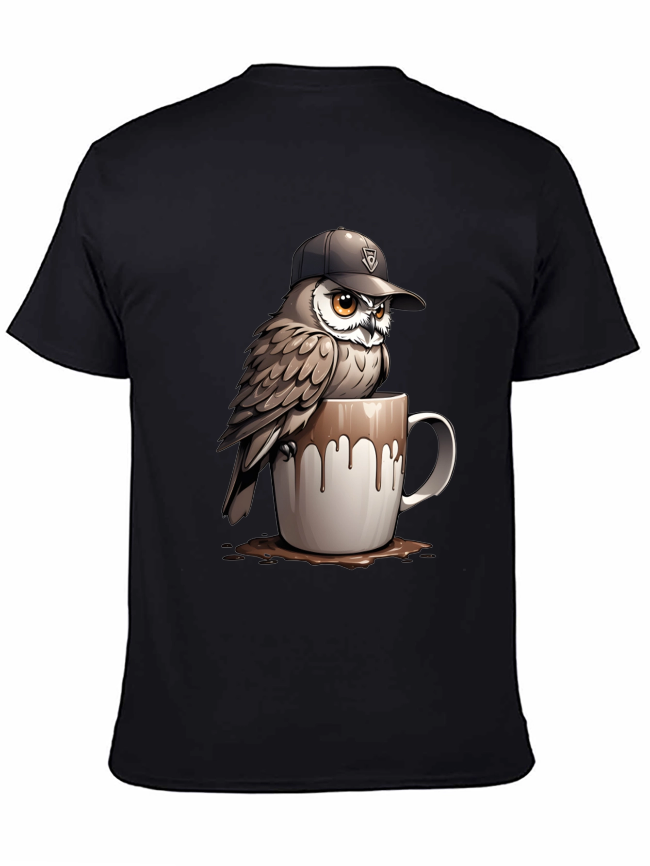 Owl in a Mug T-Shirt