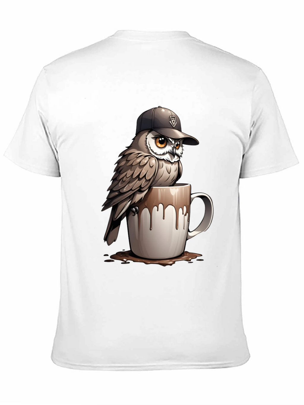 Owl in a Mug T-Shirt
