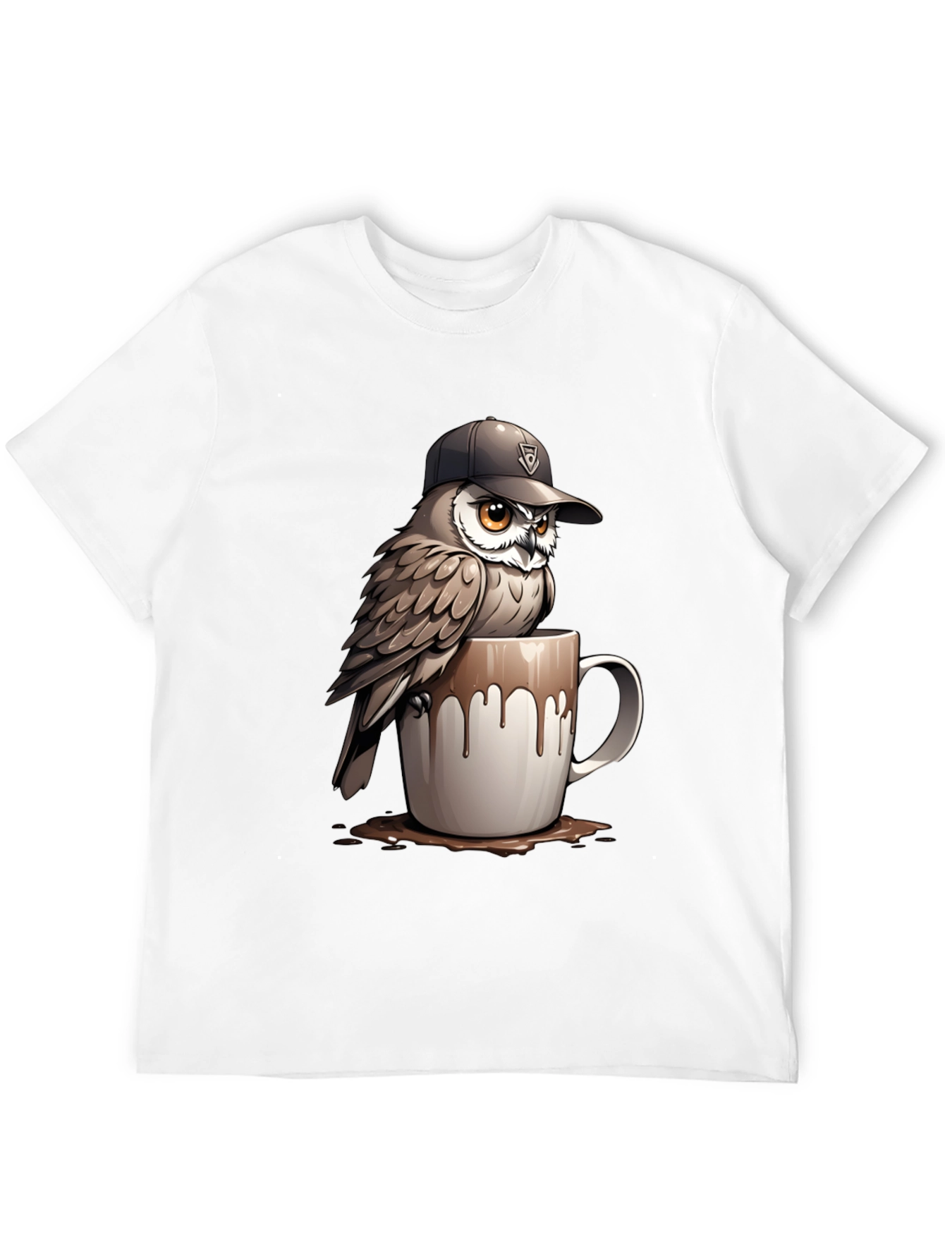 Owl in a Mug T-Shirt