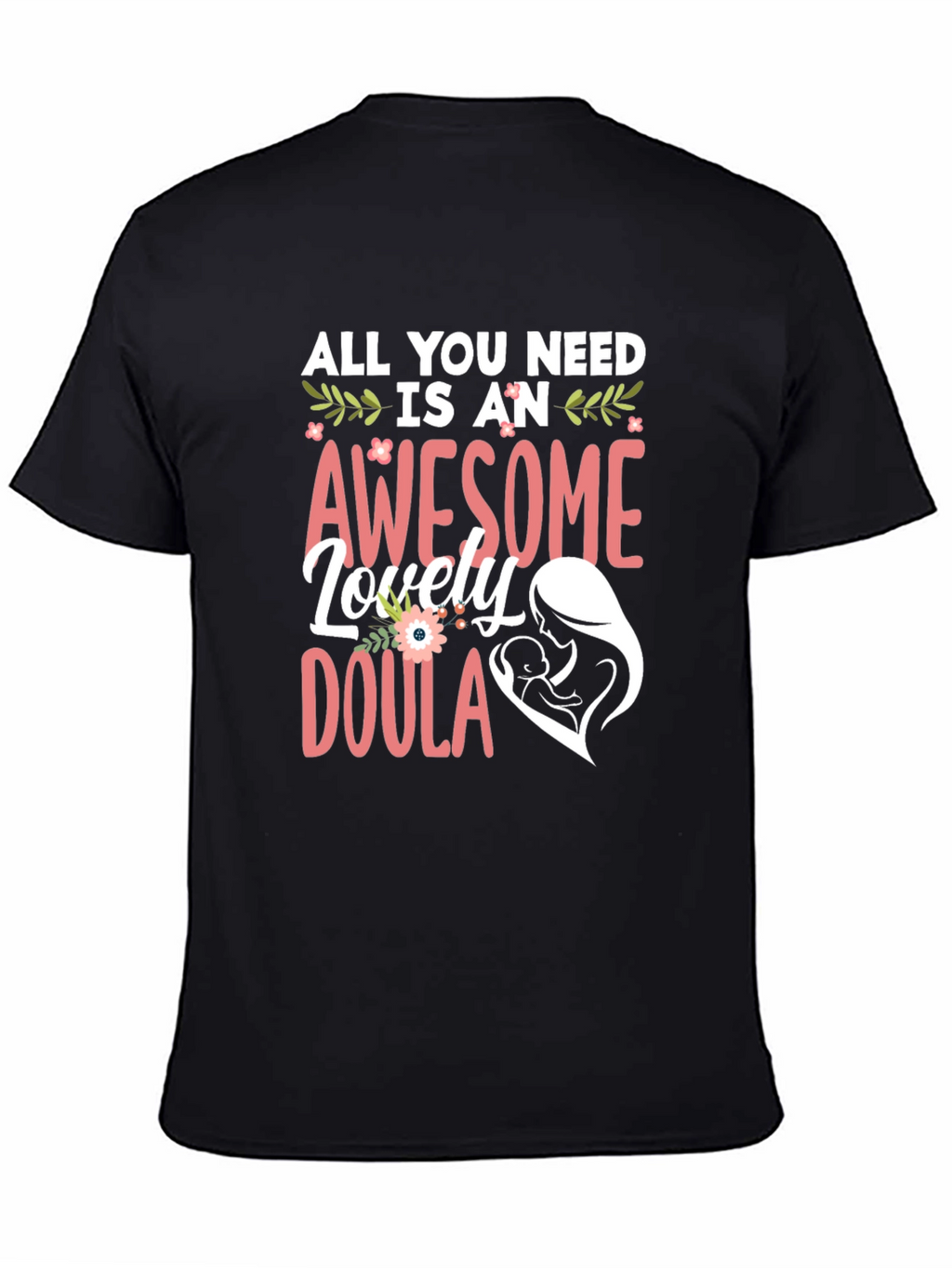 Awesome Doula T-Shirt - Black