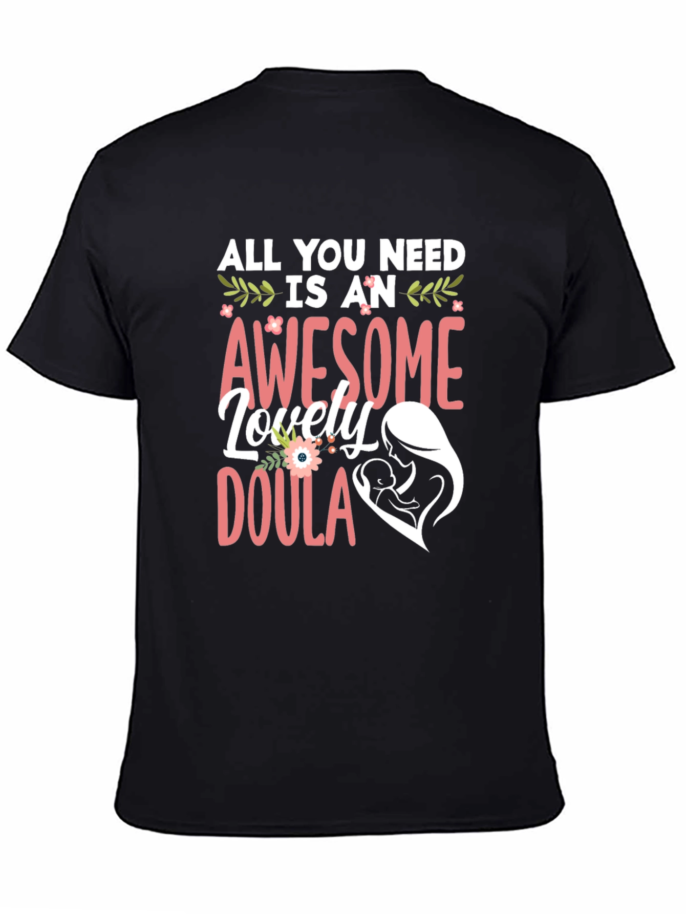 Awesome Doula T-Shirt - Black