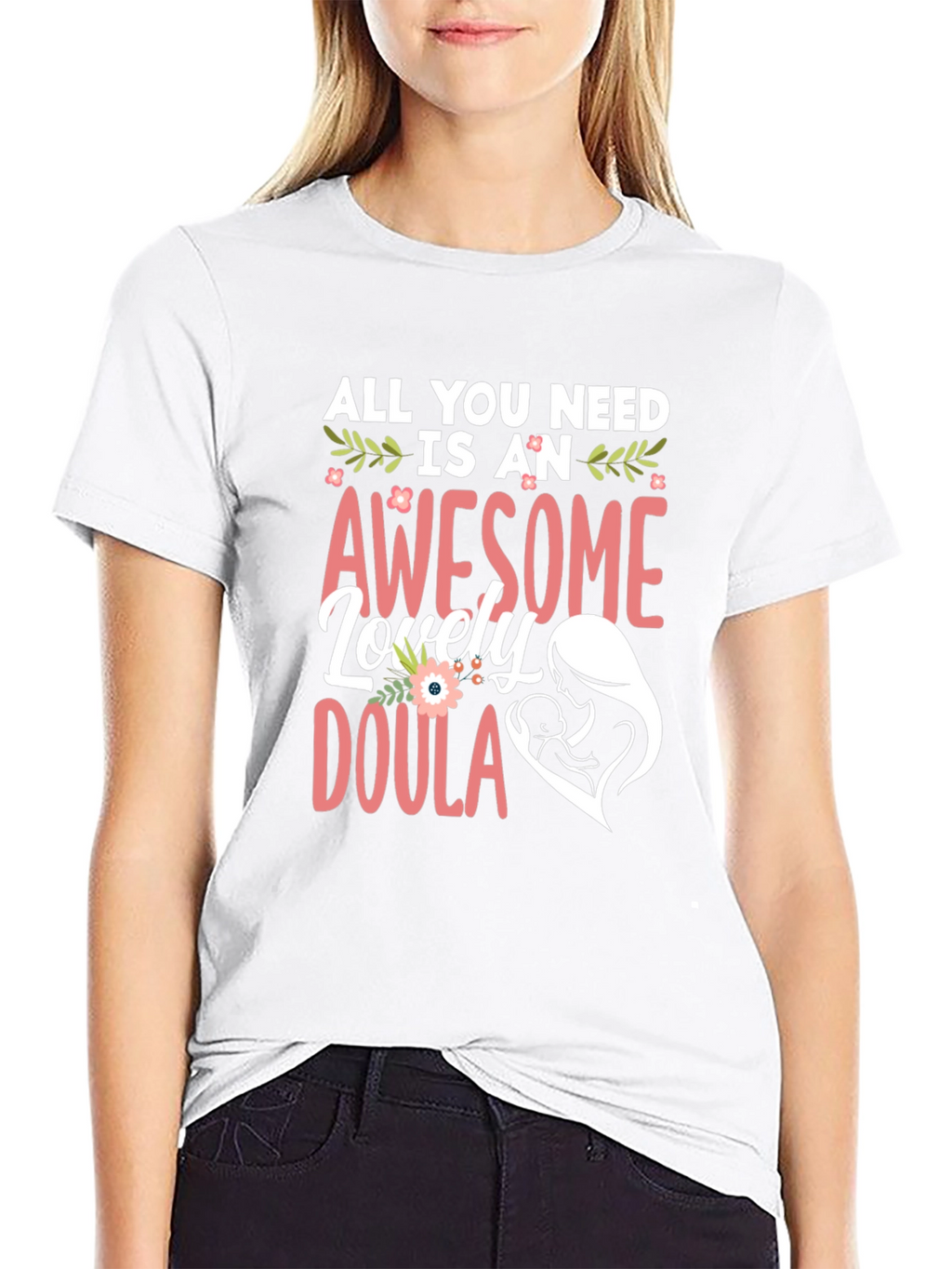 Awesome Doula T-Shirt - Black