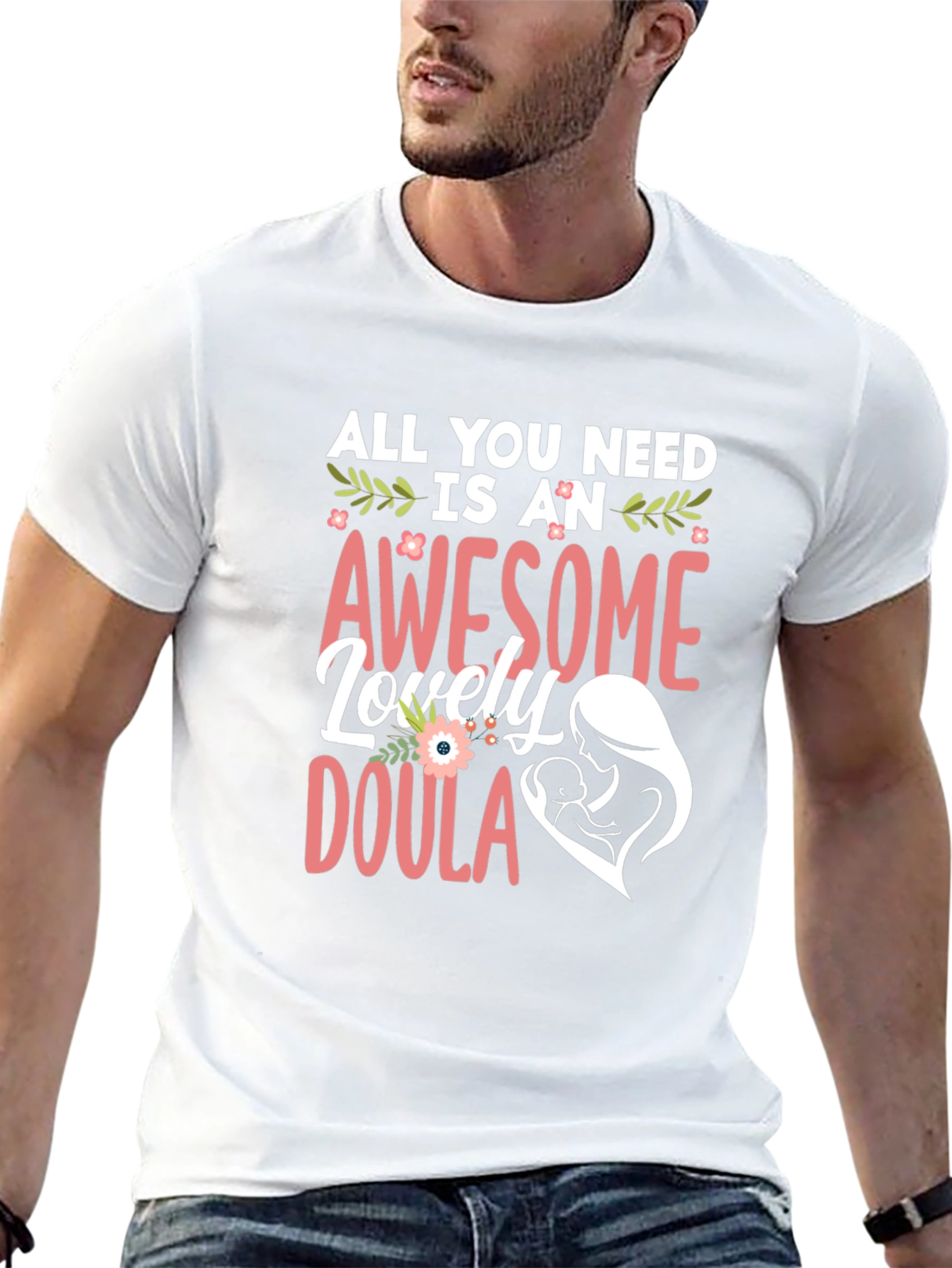 Awesome Doula T-Shirt - Black