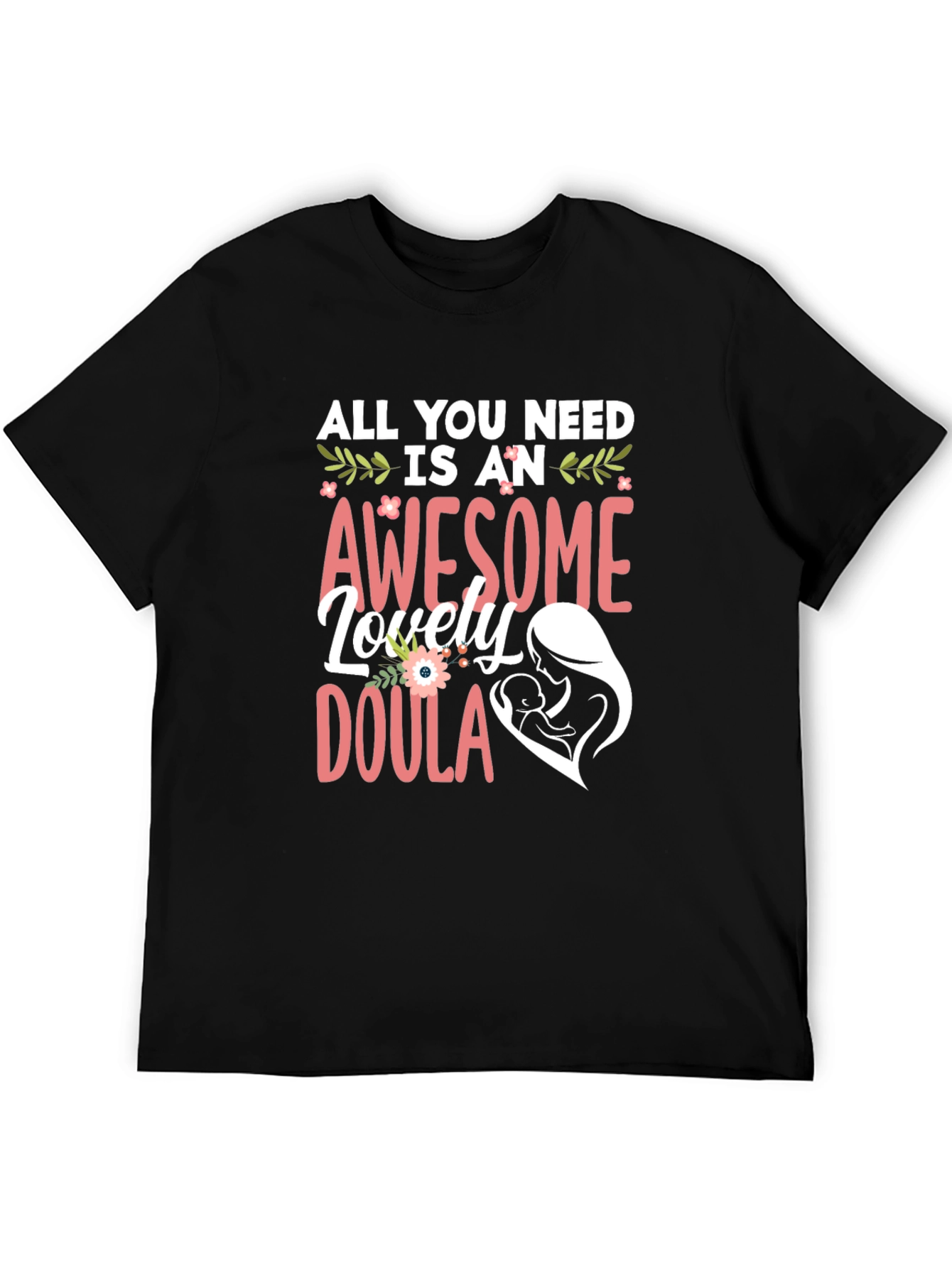 Awesome Doula T-Shirt - Black
