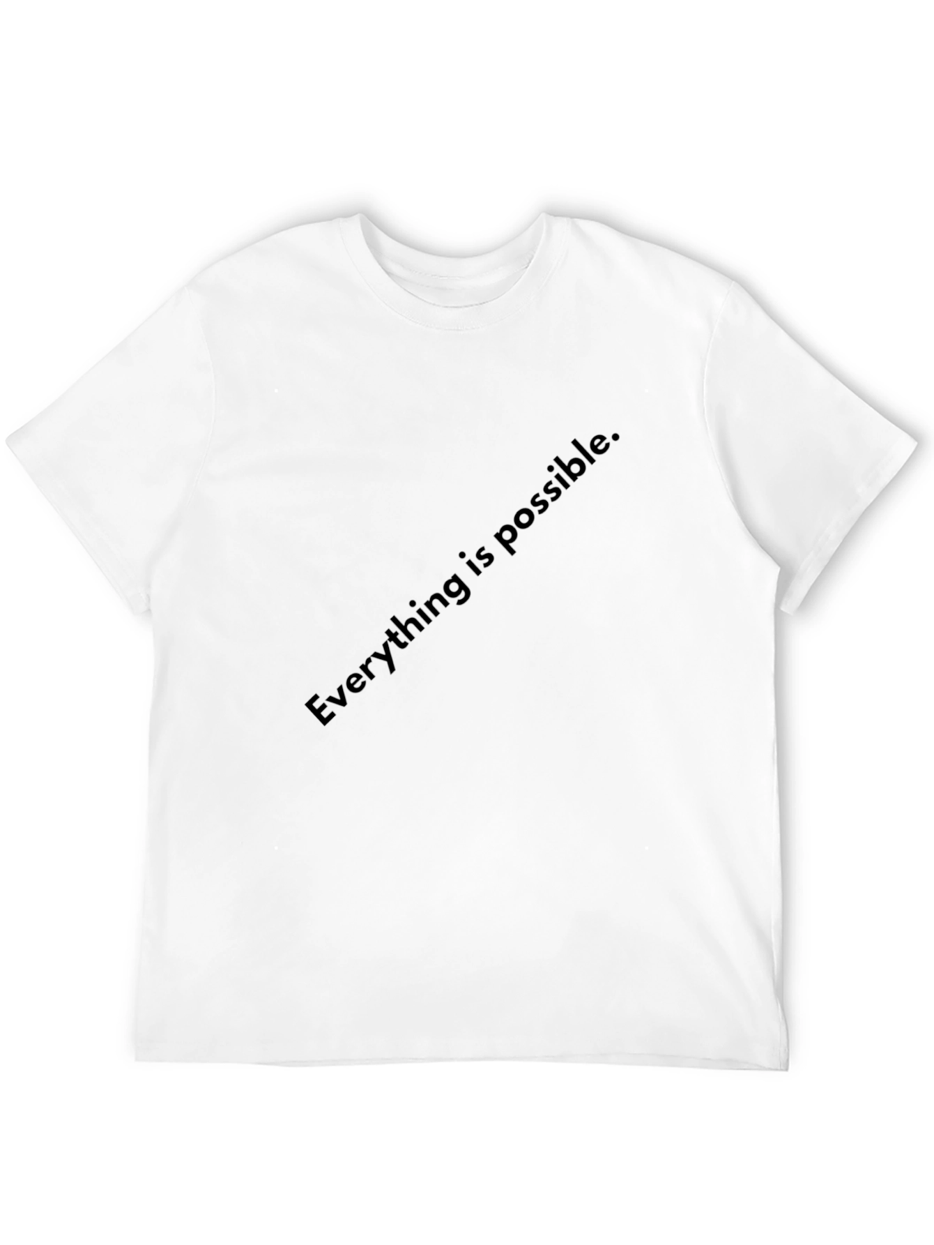 Inspirational Everything is Possible Black T-Shirt