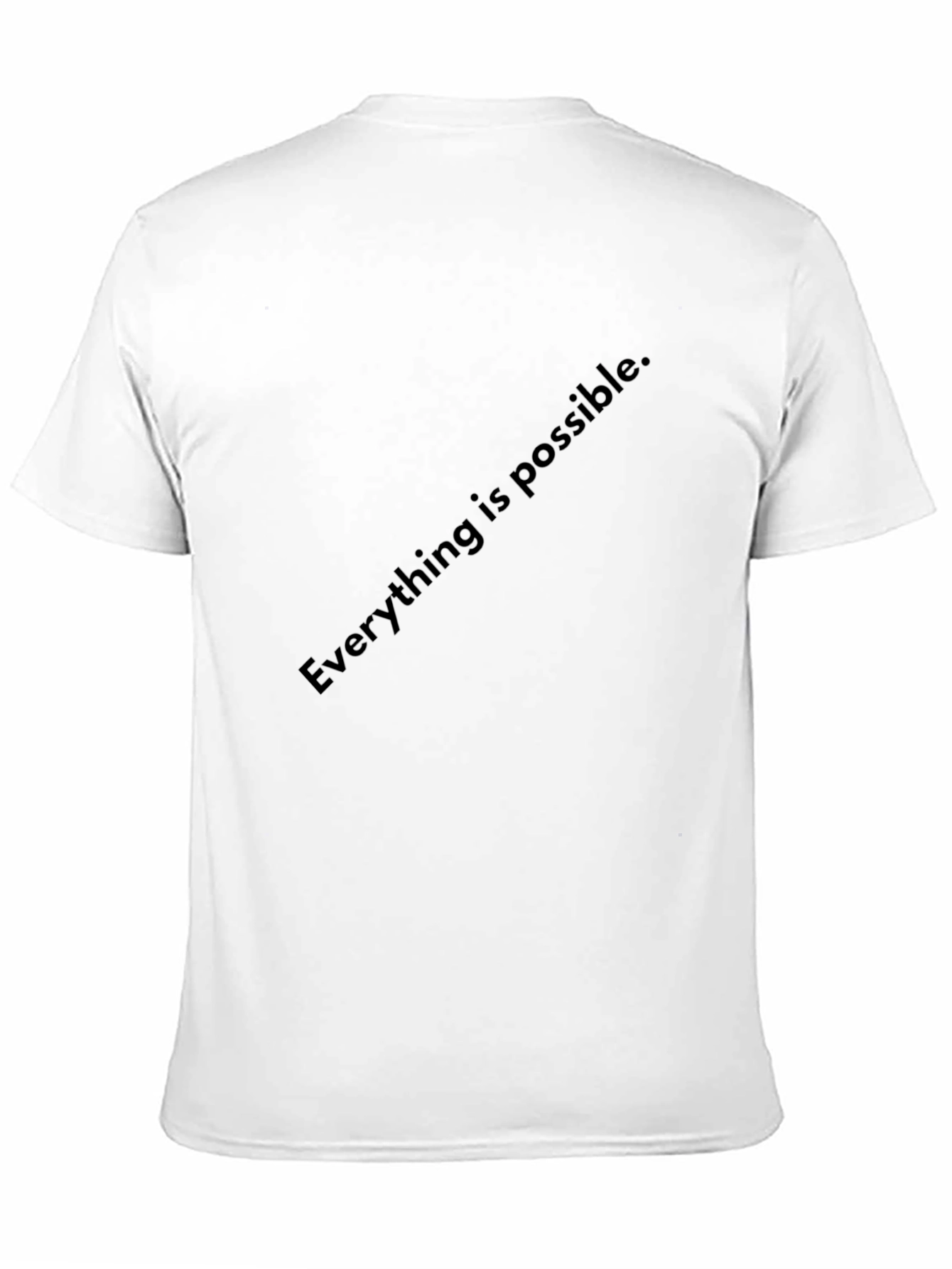 Inspirational Everything is Possible Black T-Shirt