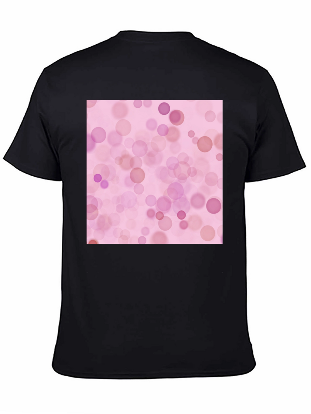 Pink Bokeh Pattern T-Shirt - Soft Style