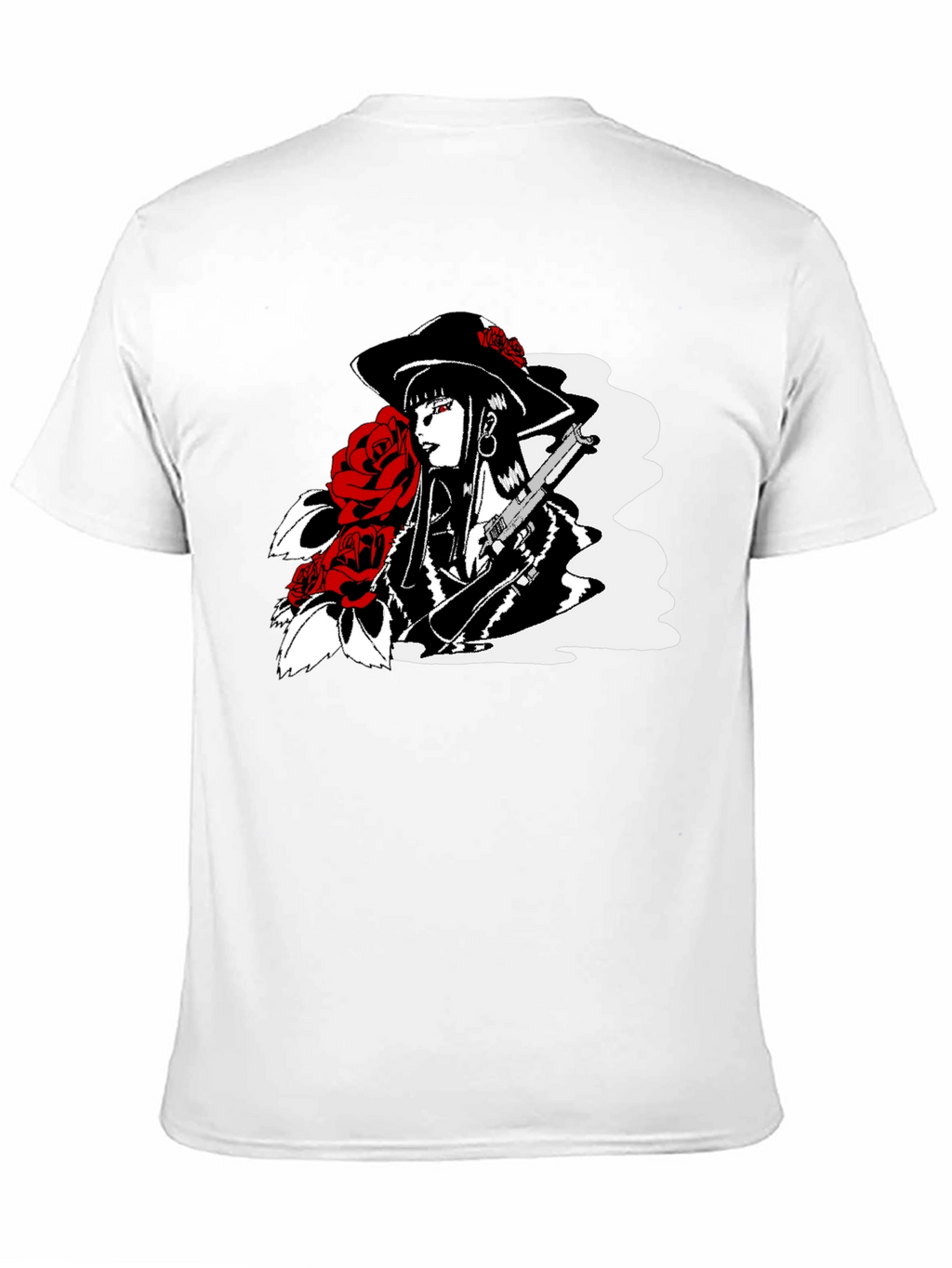 Noir Rose T-Shirt - Edgy Graphic Tee