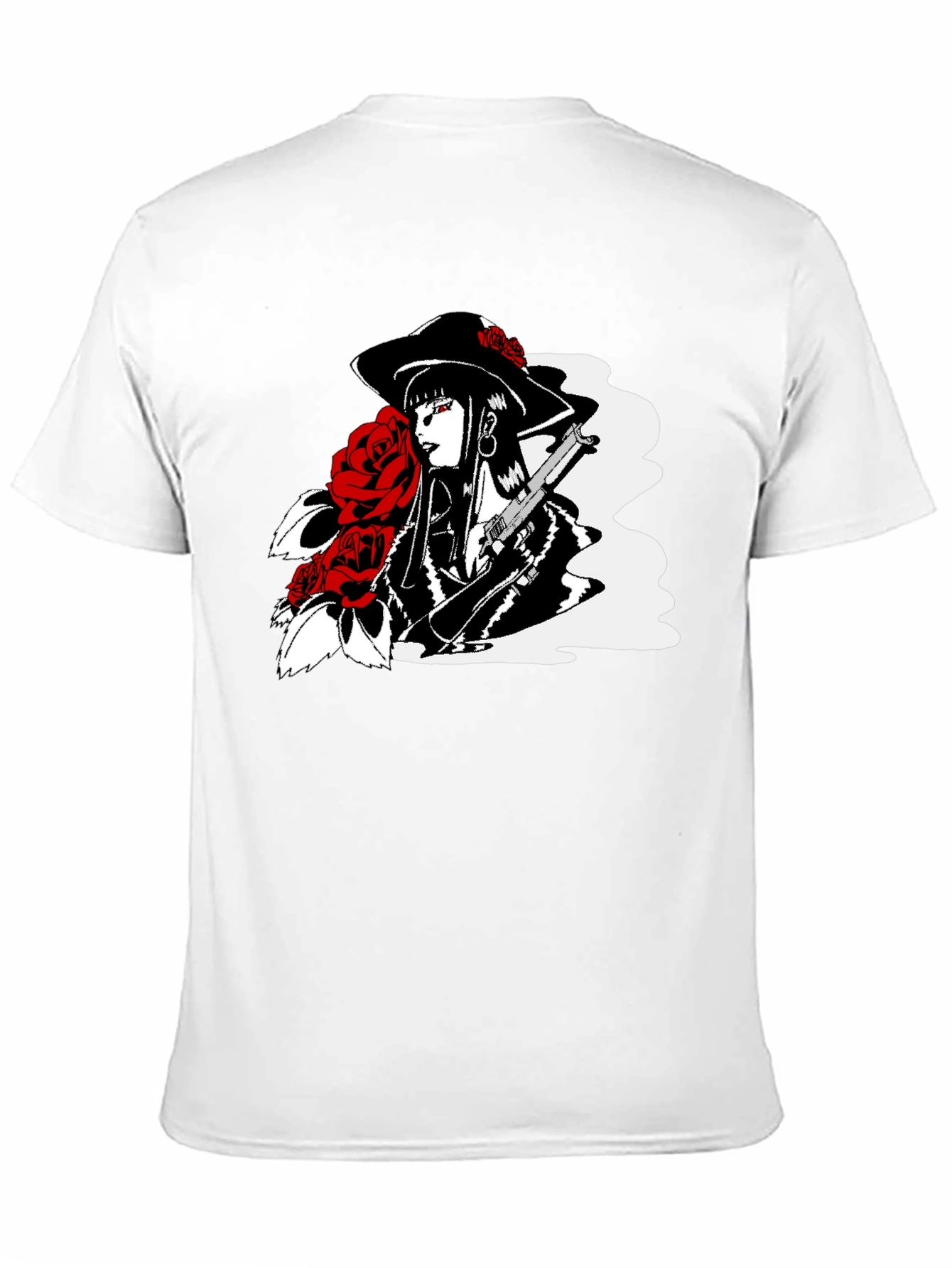 Noir Rose T-Shirt - Edgy Graphic Tee