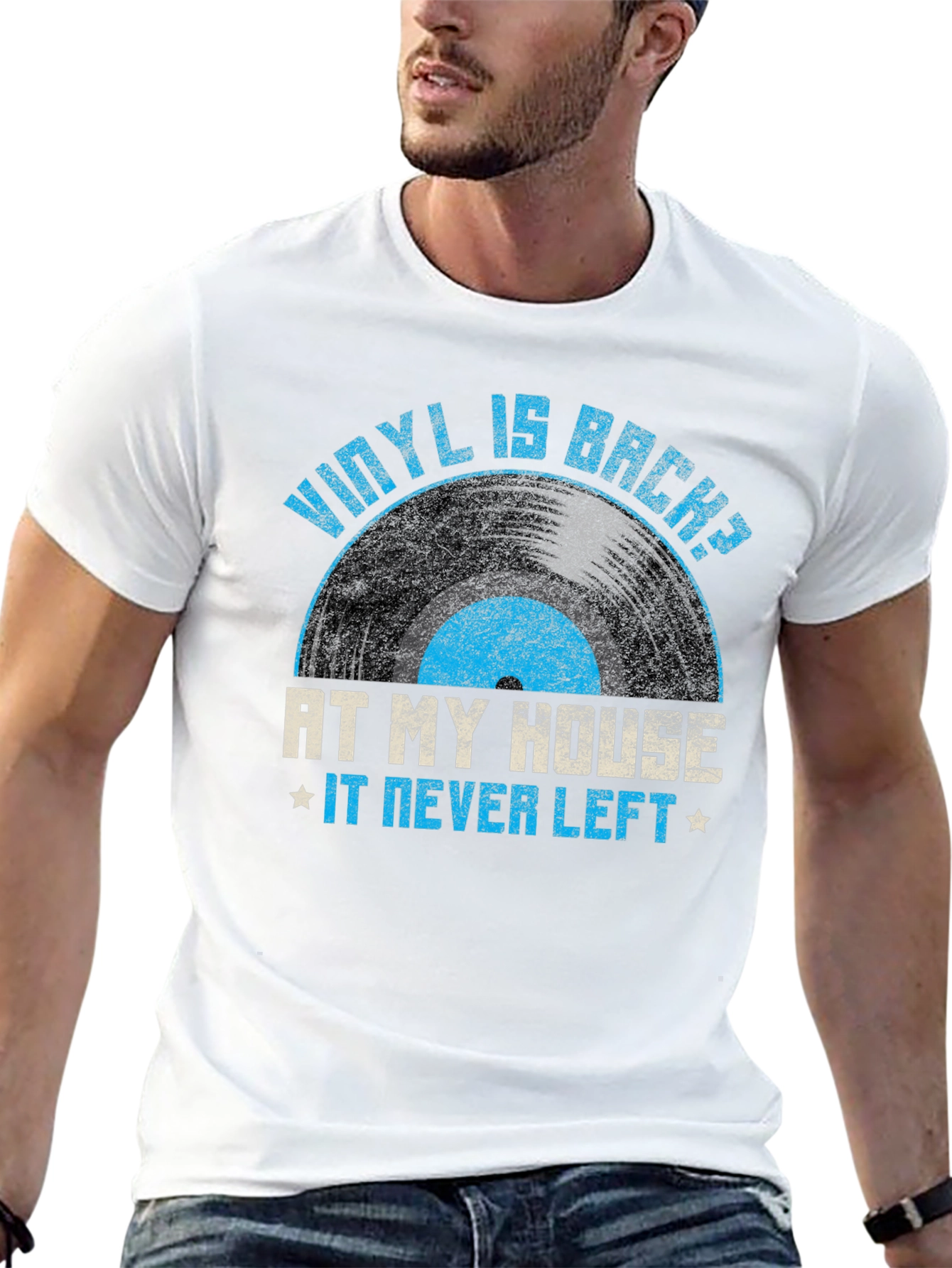 Vinyl is Back T-Shirt - At My House It Never Left