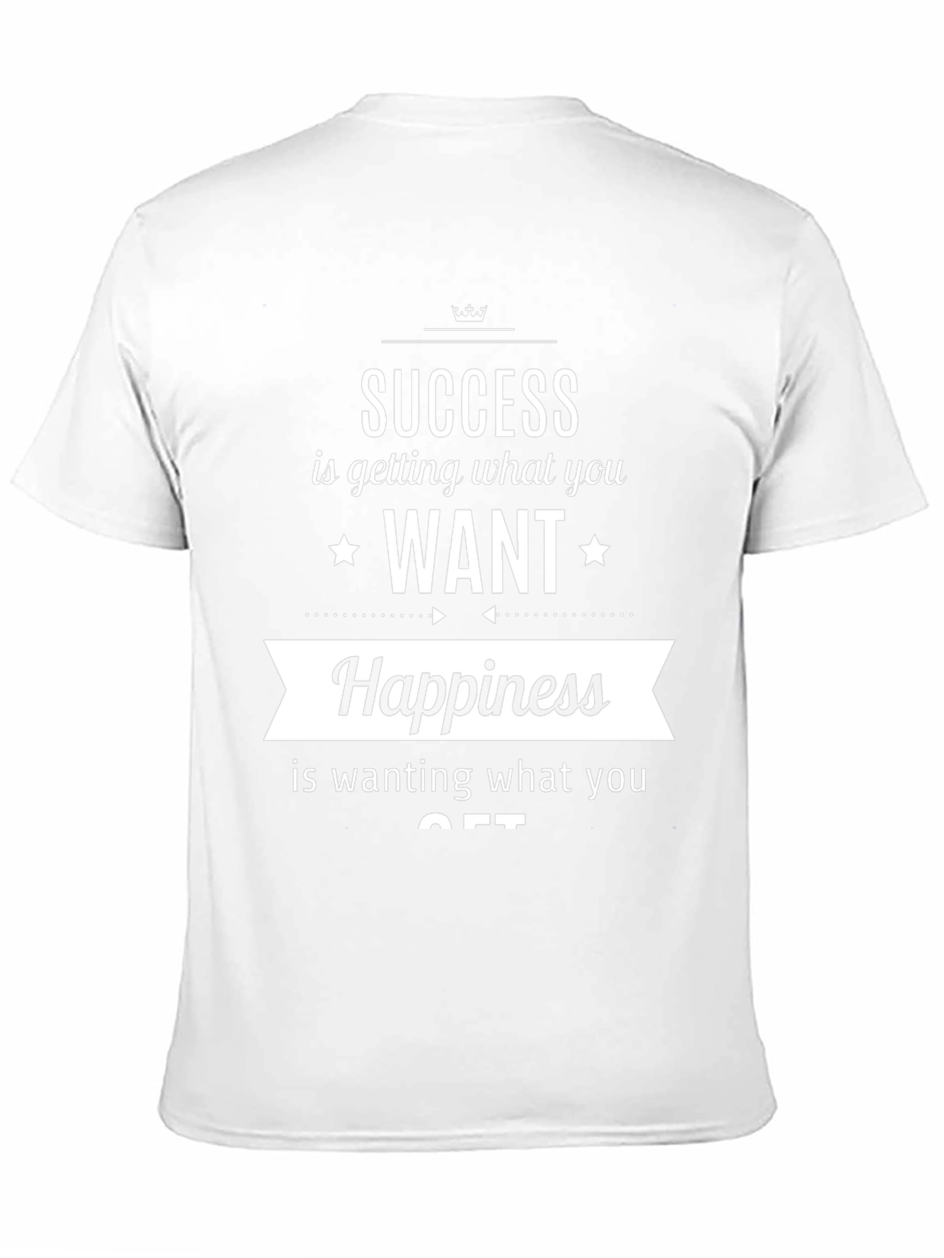 Success & Happiness T-Shirt - Inspirational Quote