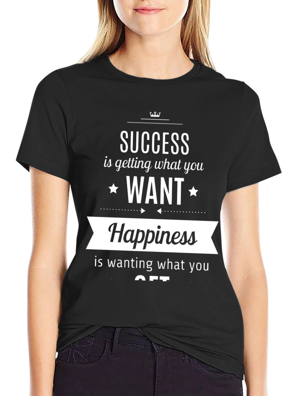 Success & Happiness T-Shirt - Inspirational Quote