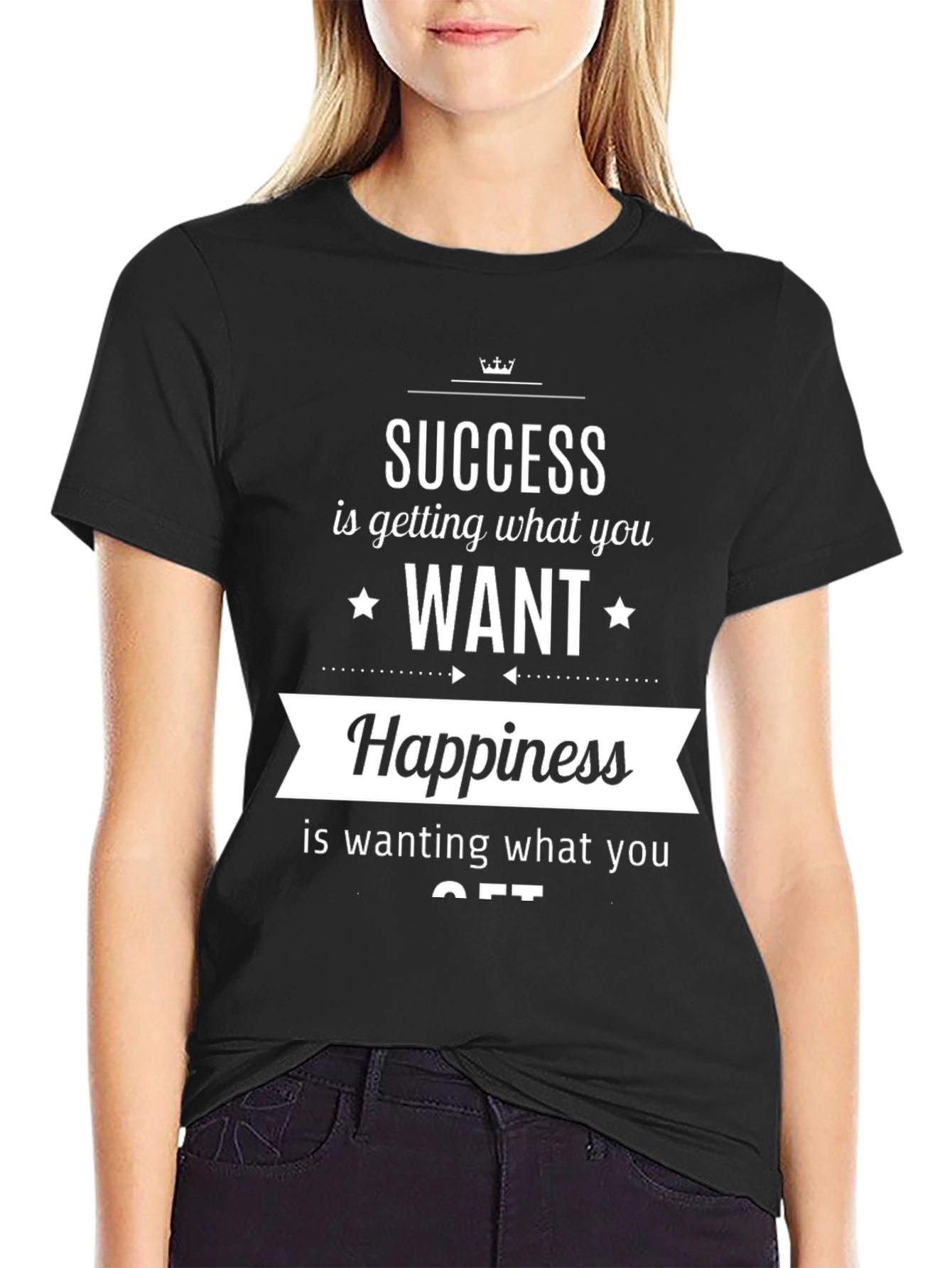 Success & Happiness T-Shirt - Inspirational Quote