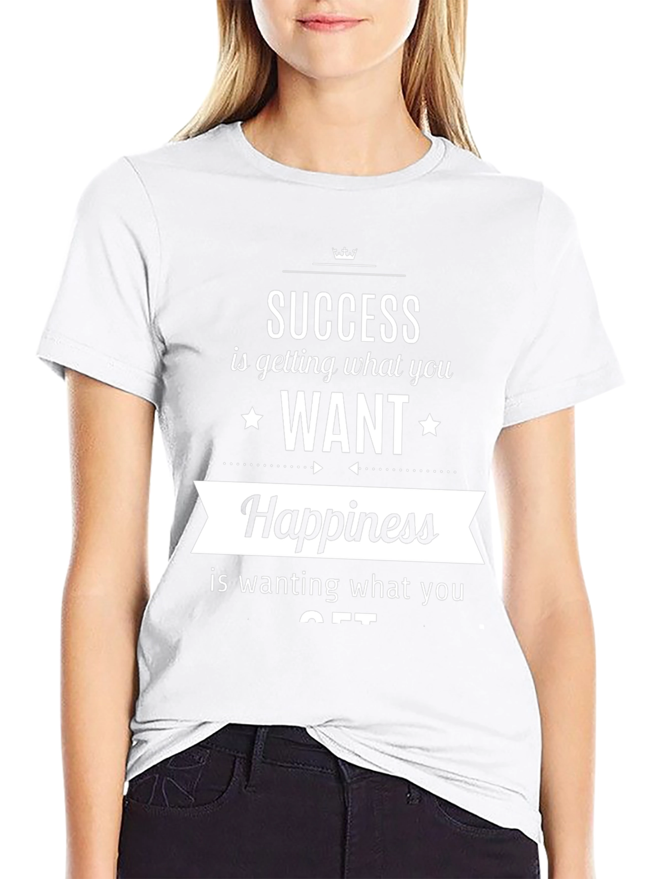 Success & Happiness T-Shirt - Inspirational Quote