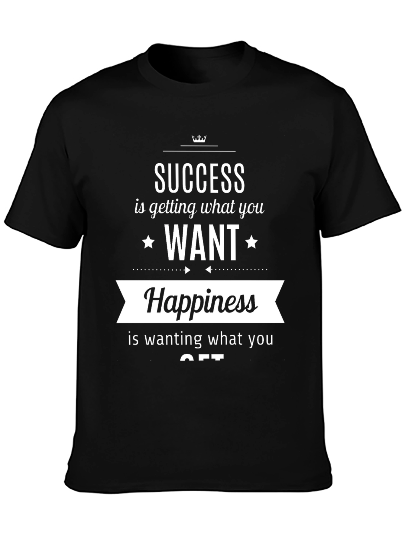 Success & Happiness T-Shirt - Inspirational Quote