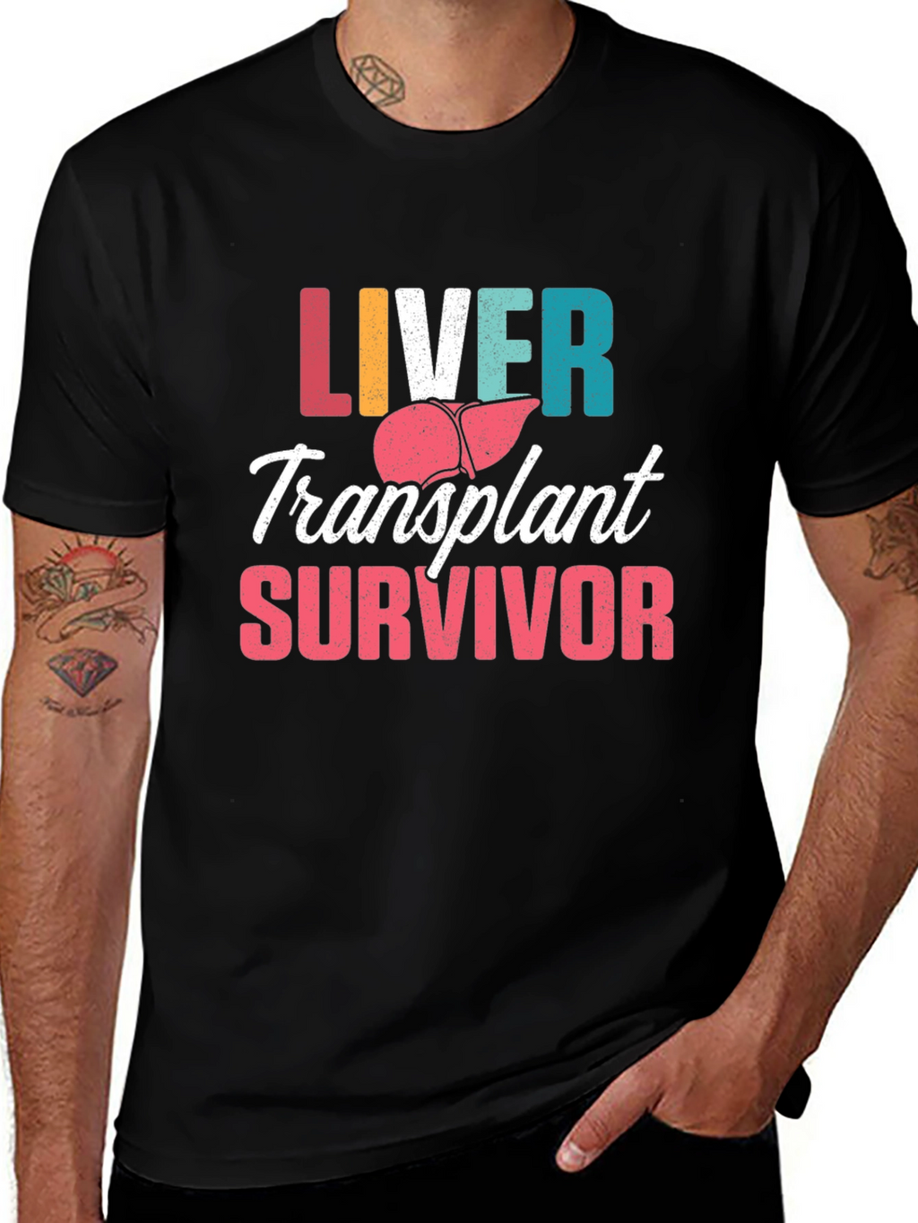Liver Transplant Survivor Graphic Tee