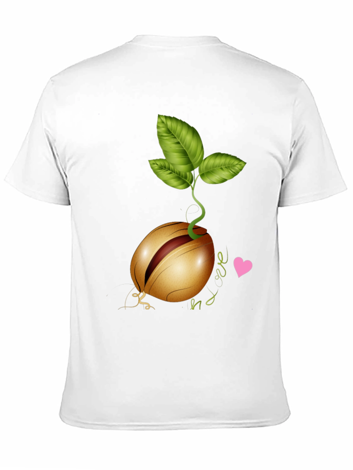 Sprouted Avocado Seed Graphic Tee - Love & Growth