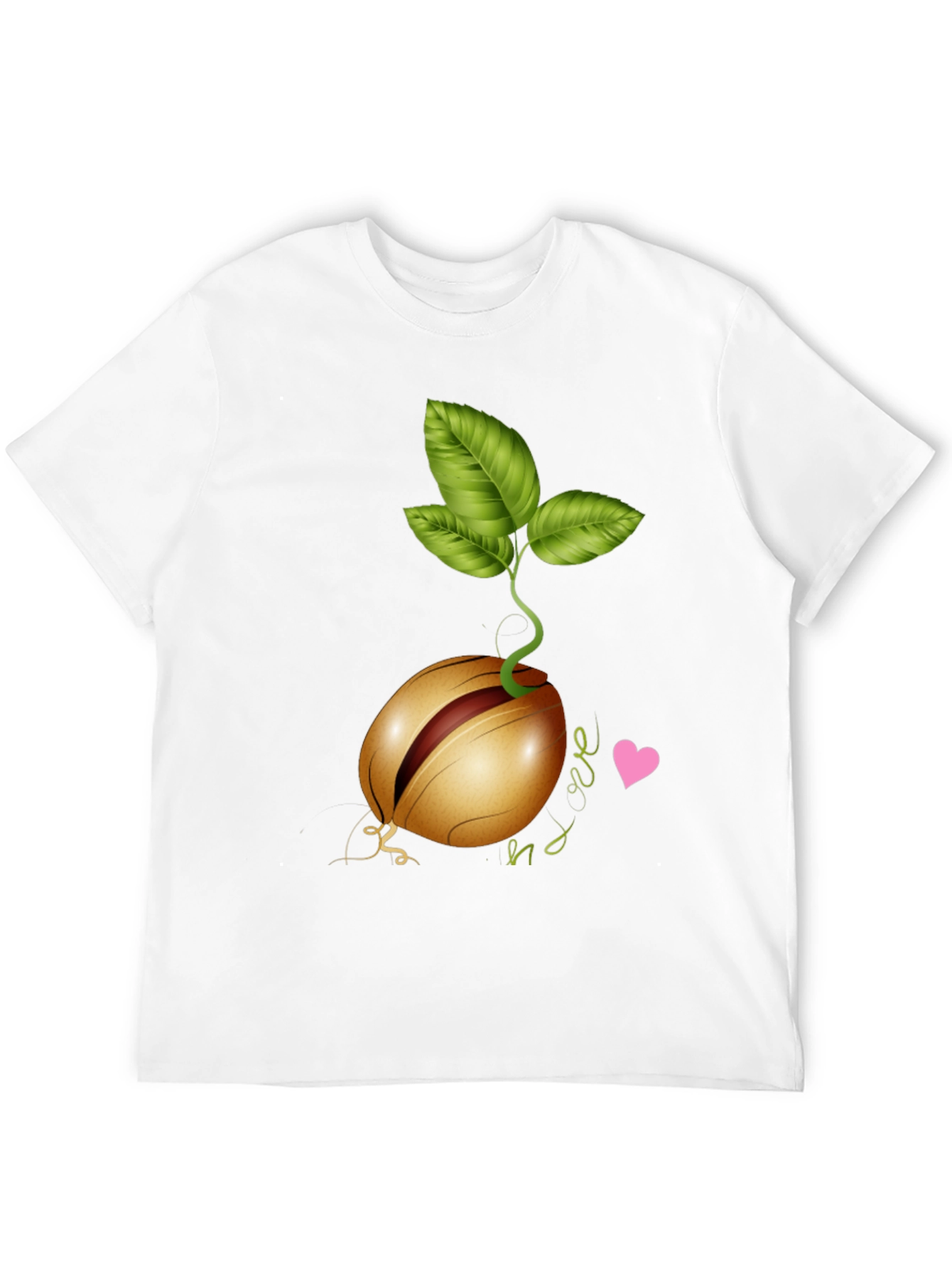 Sprouted Avocado Seed Graphic Tee - Love & Growth