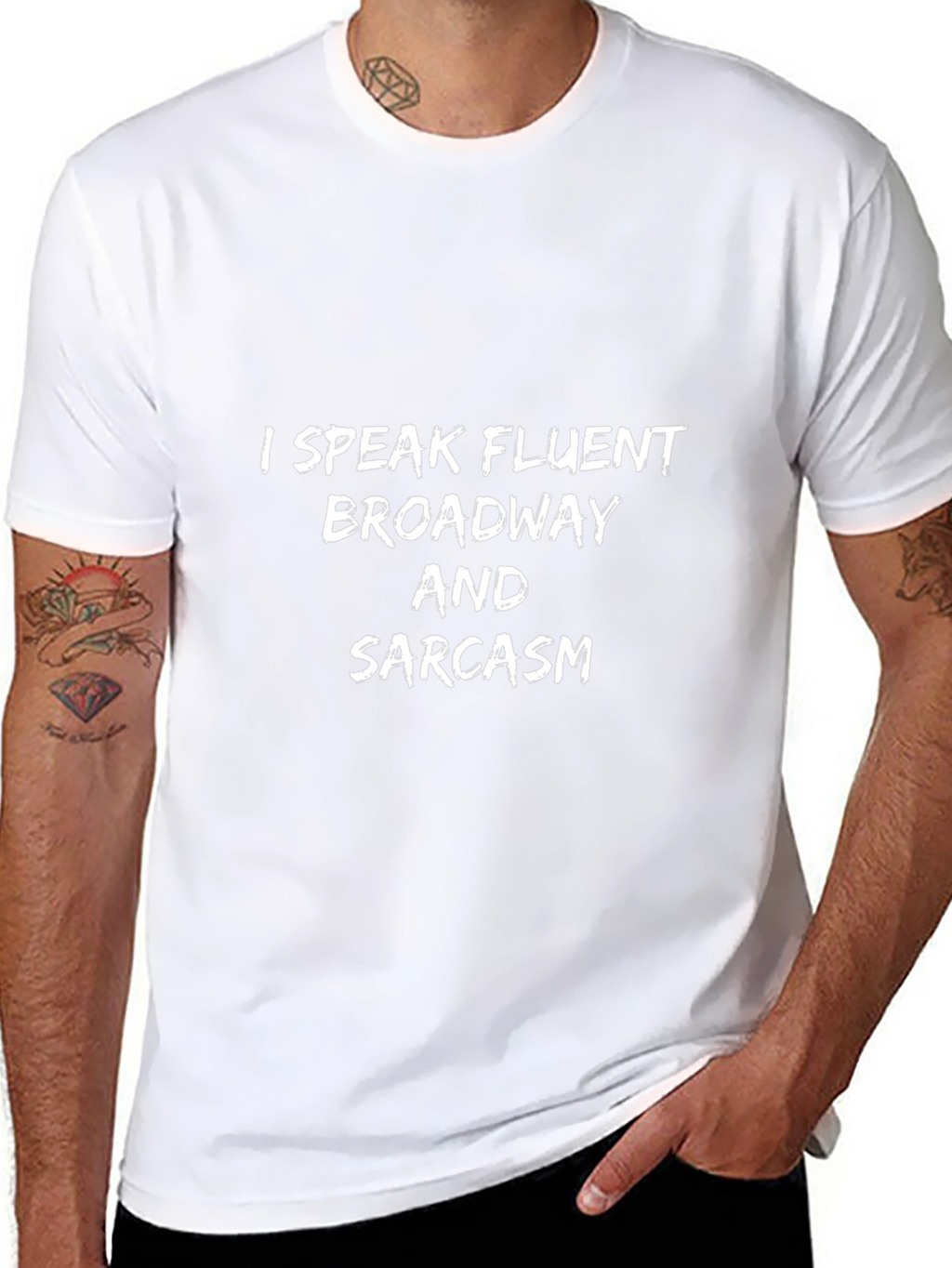 Fluent Broadway & Sarcasm Graphic T-Shirt