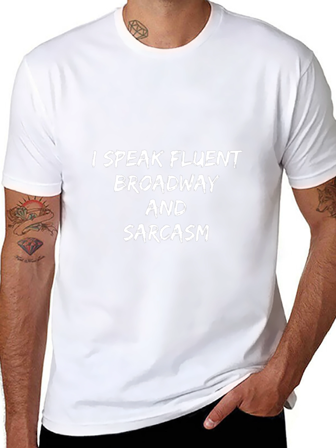 Fluent Broadway & Sarcasm Graphic T-Shirt