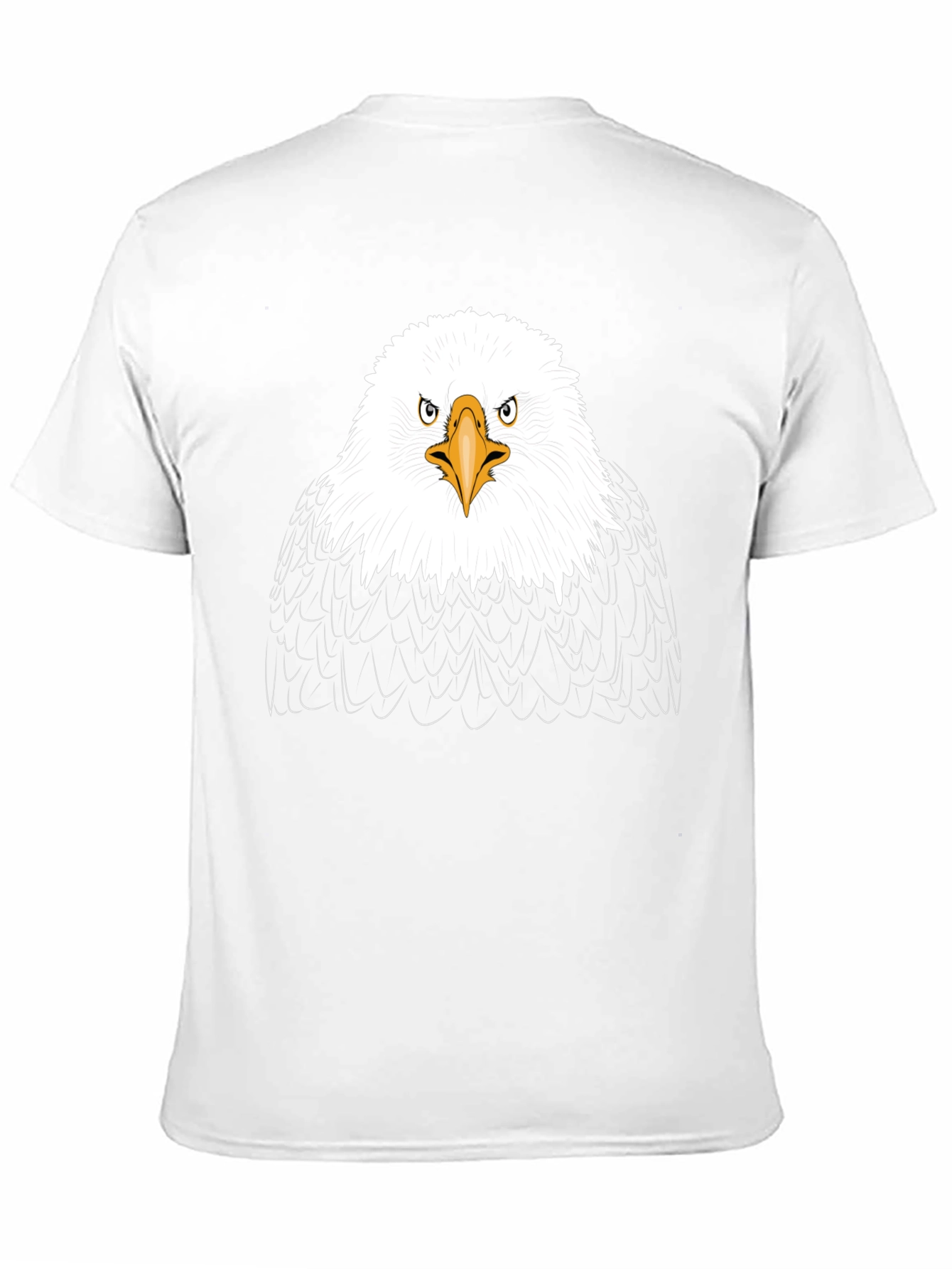 Bald Eagle Graphic Print Tee - Patriotic Style