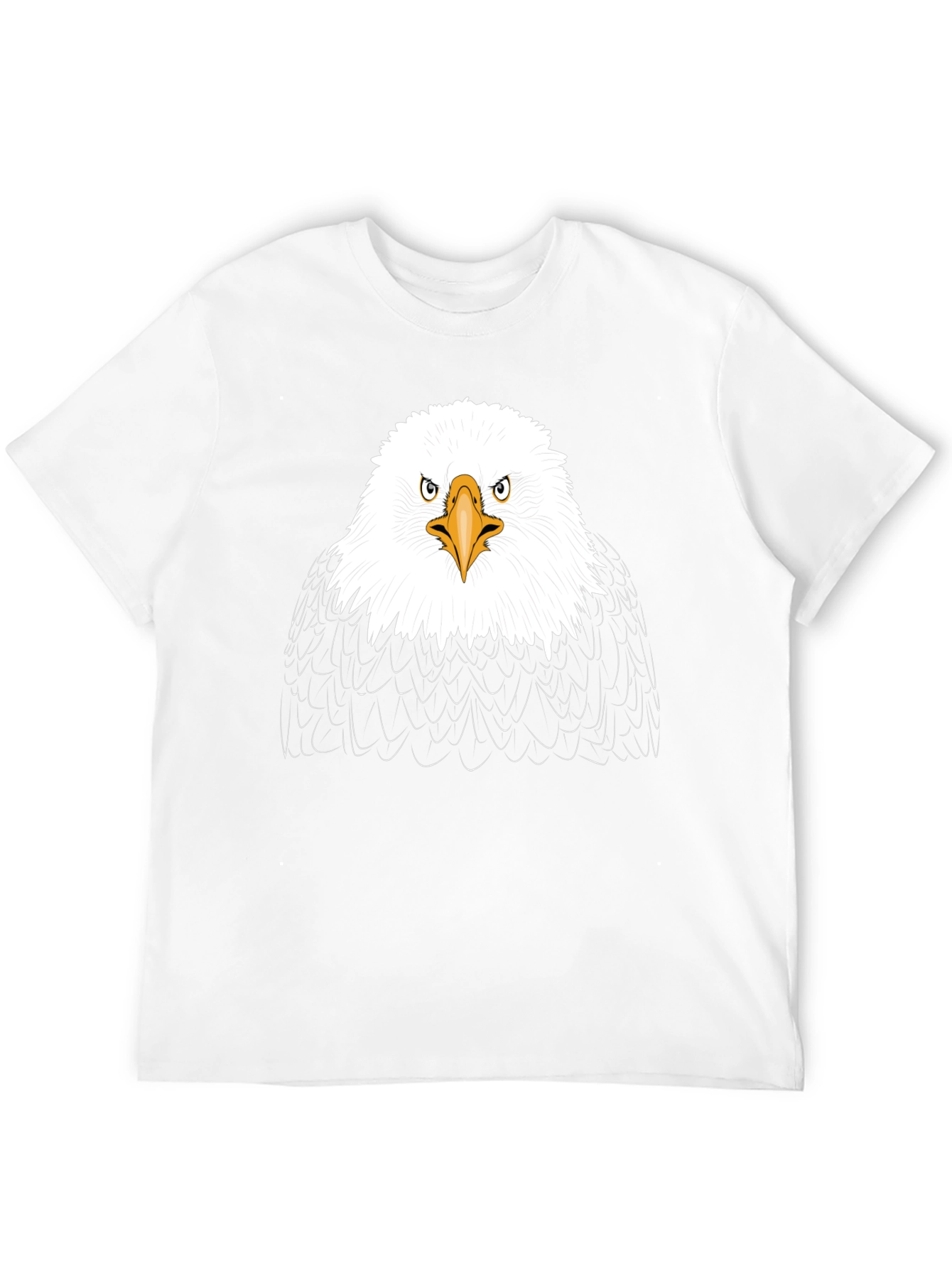 Bald Eagle Graphic Print Tee - Patriotic Style