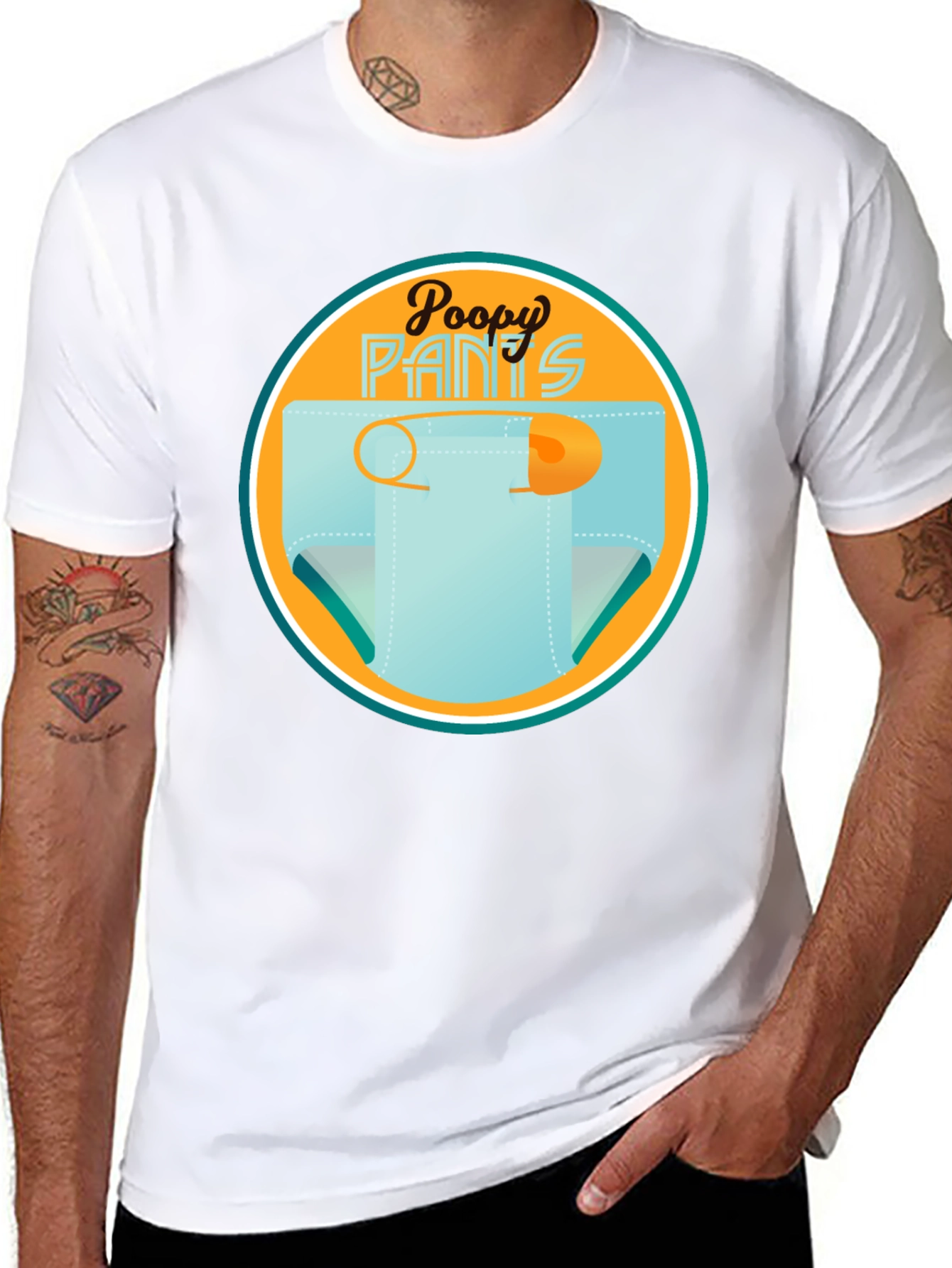 Poopy Pants Graphic T-Shirt - Unisex