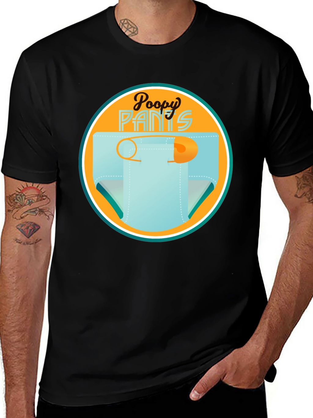 Poopy Pants Graphic T-Shirt - Unisex