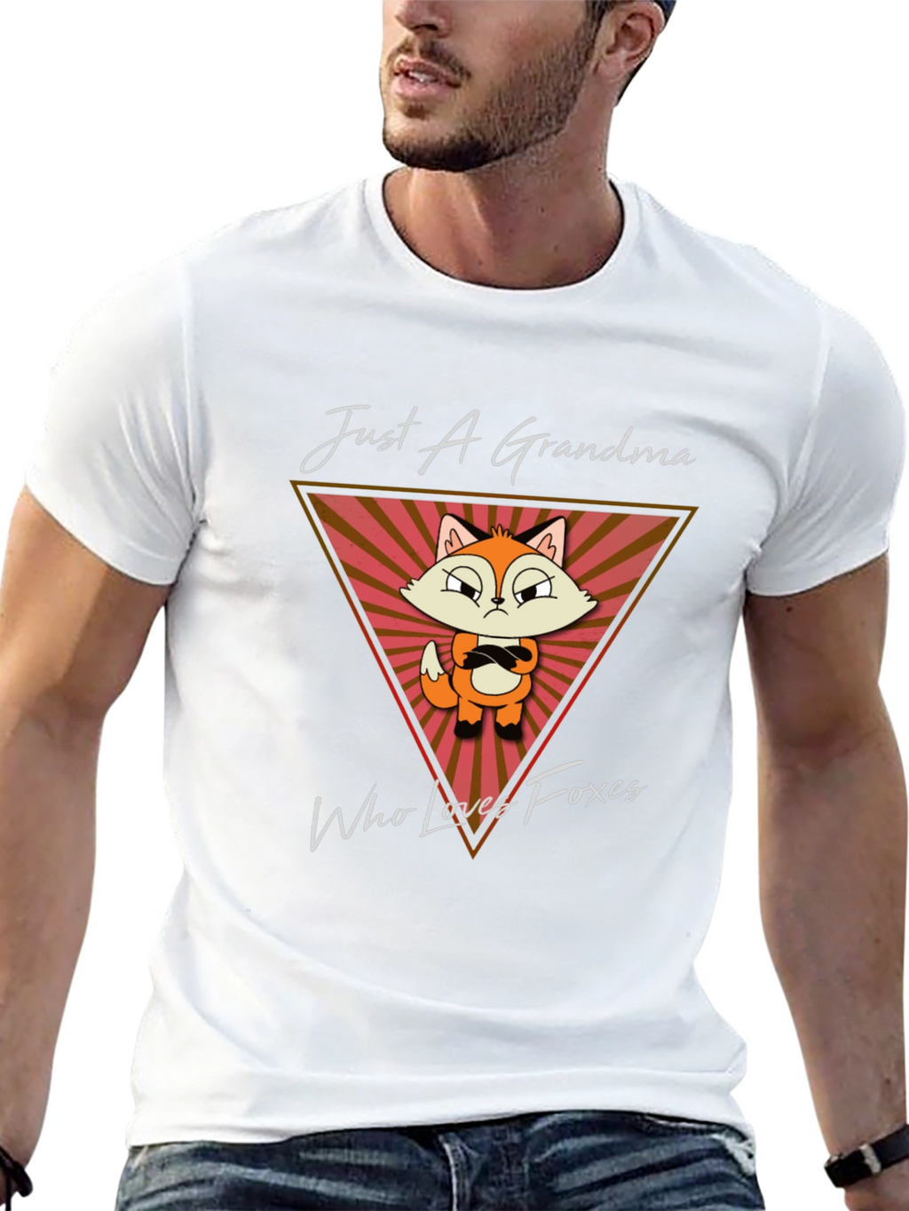 Just A Grandma Who Loves Foxes T-Shirt