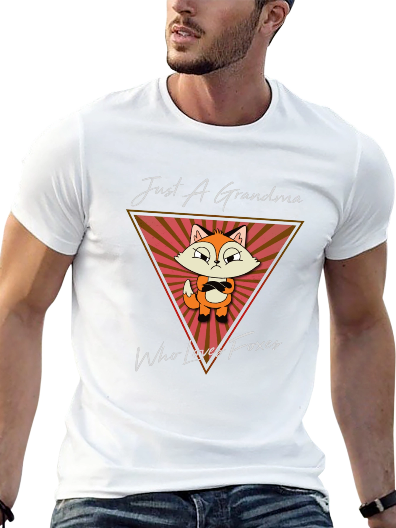 Just A Grandma Who Loves Foxes T-Shirt