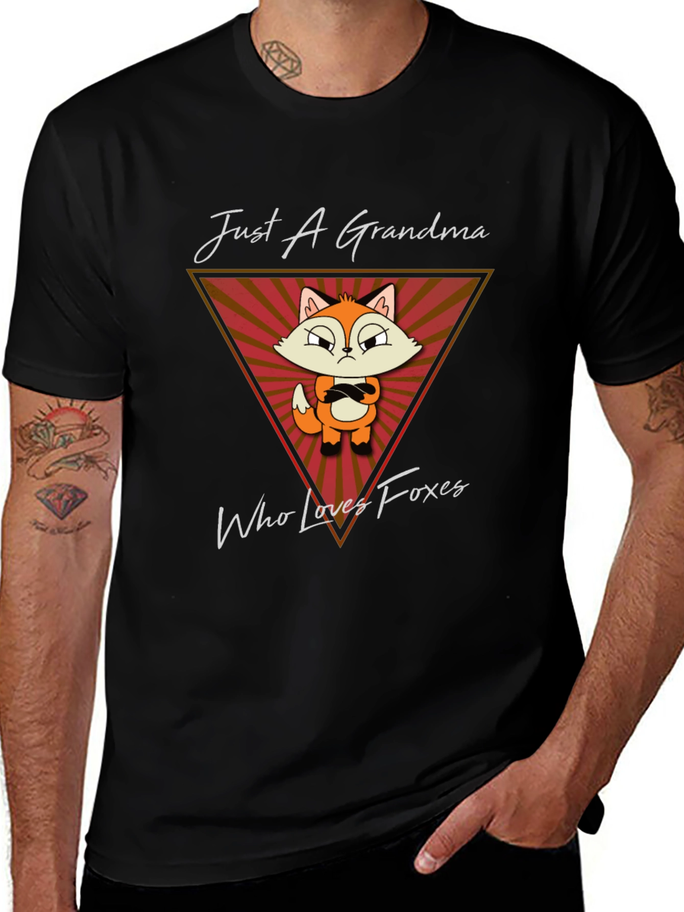 Just A Grandma Who Loves Foxes T-Shirt