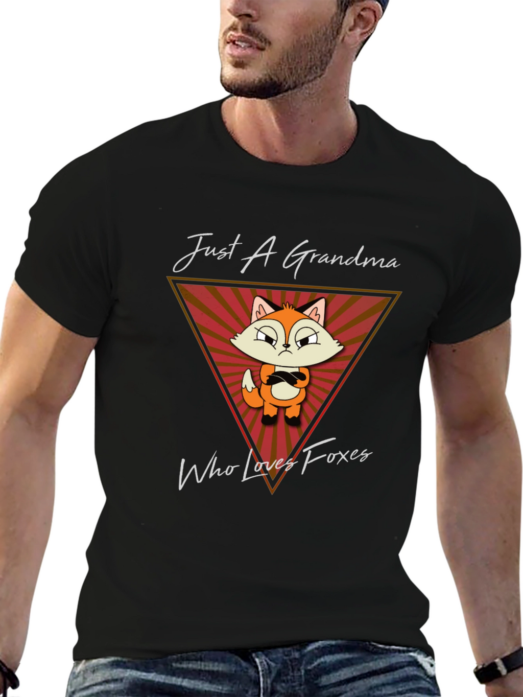 Just A Grandma Who Loves Foxes T-Shirt