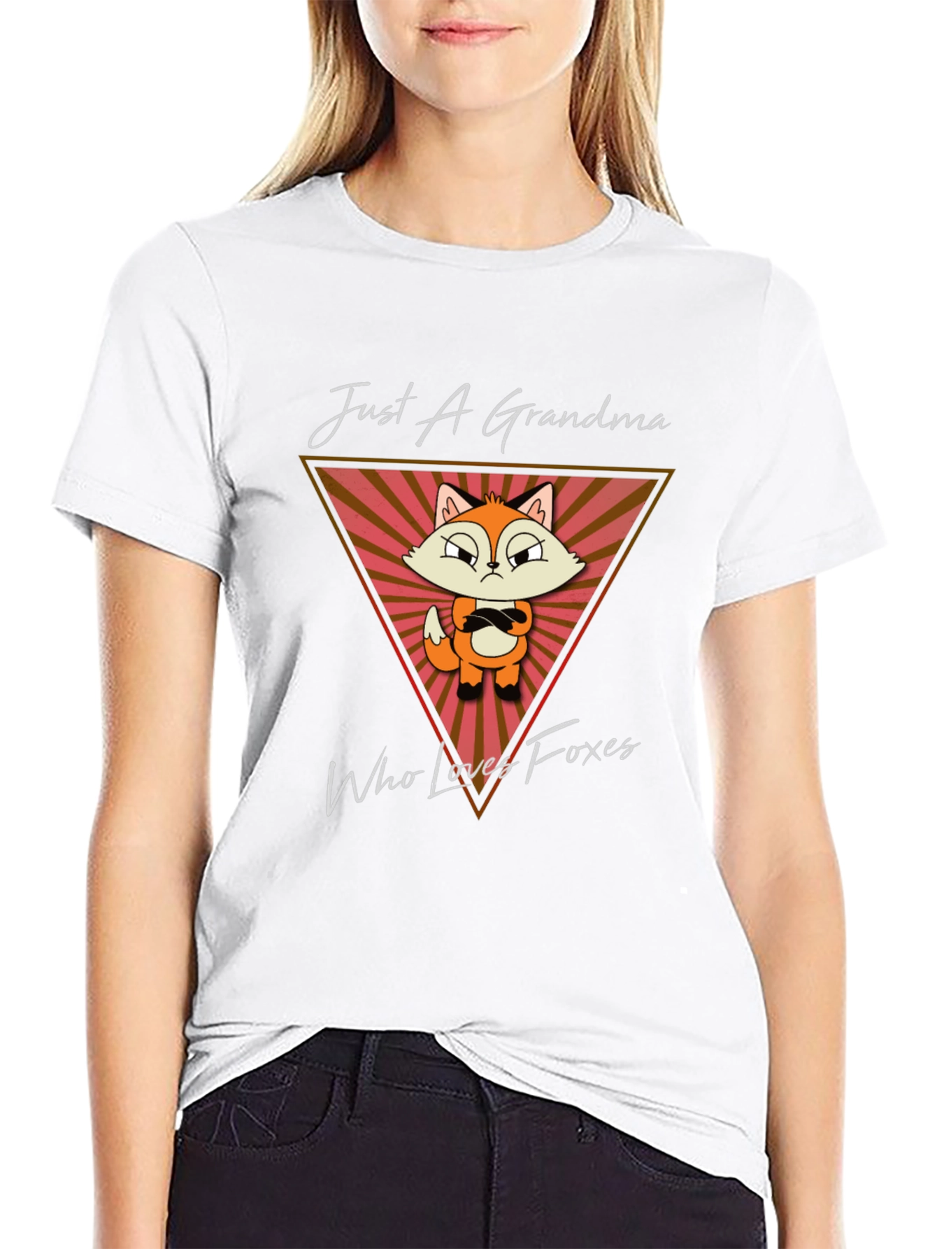 Just A Grandma Who Loves Foxes T-Shirt