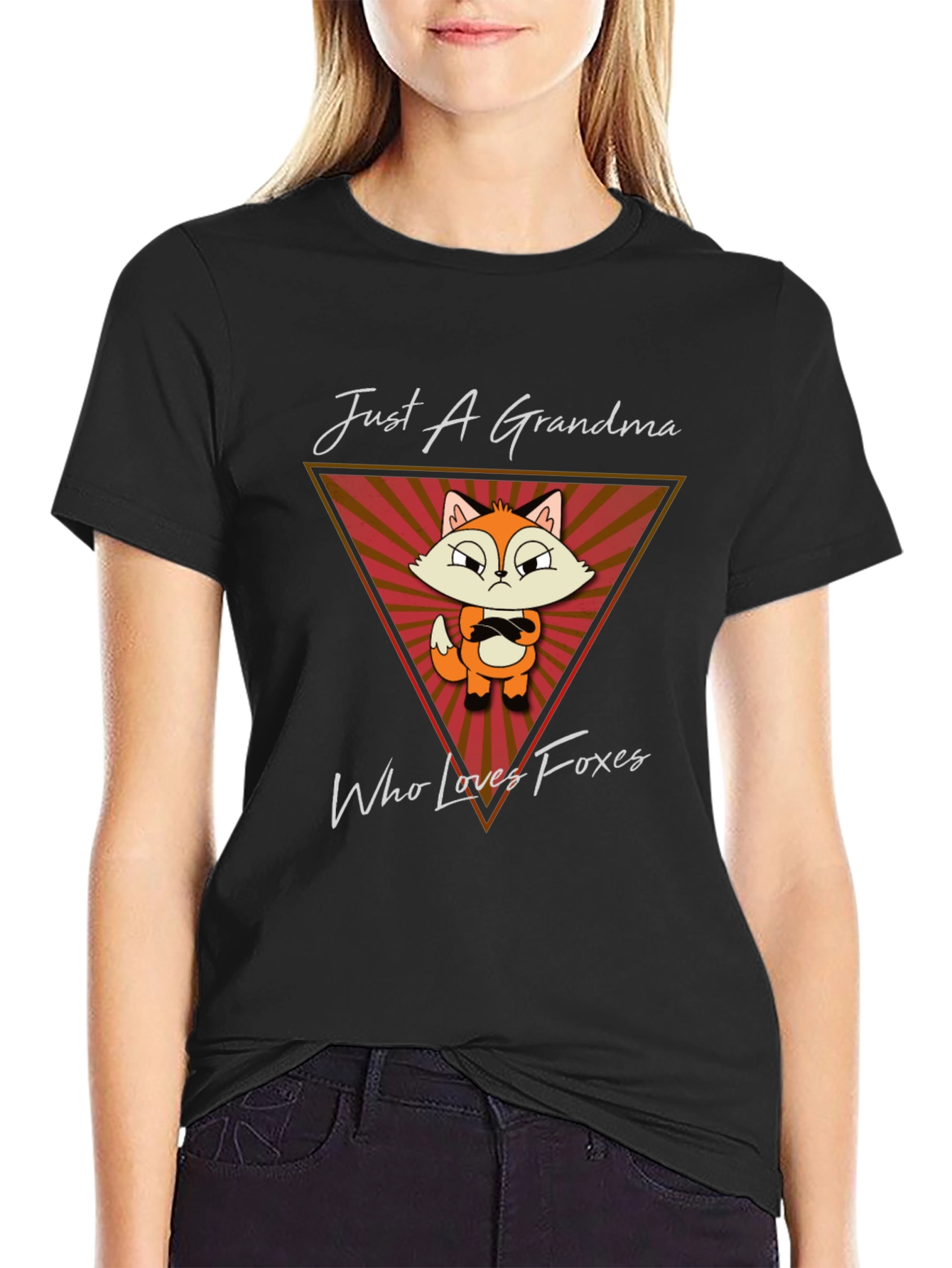 Just A Grandma Who Loves Foxes T-Shirt
