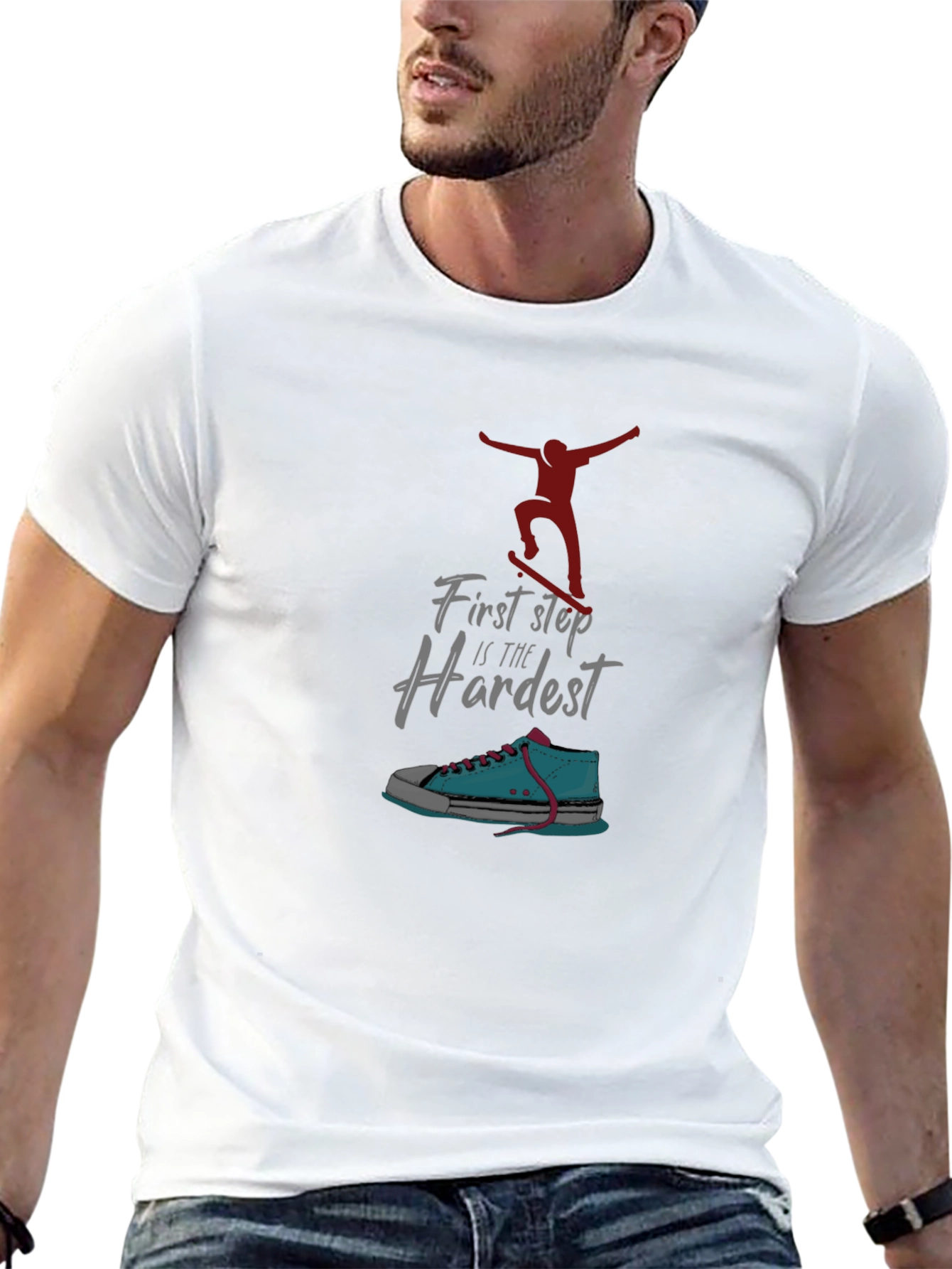 Skateboarding First Step Tee