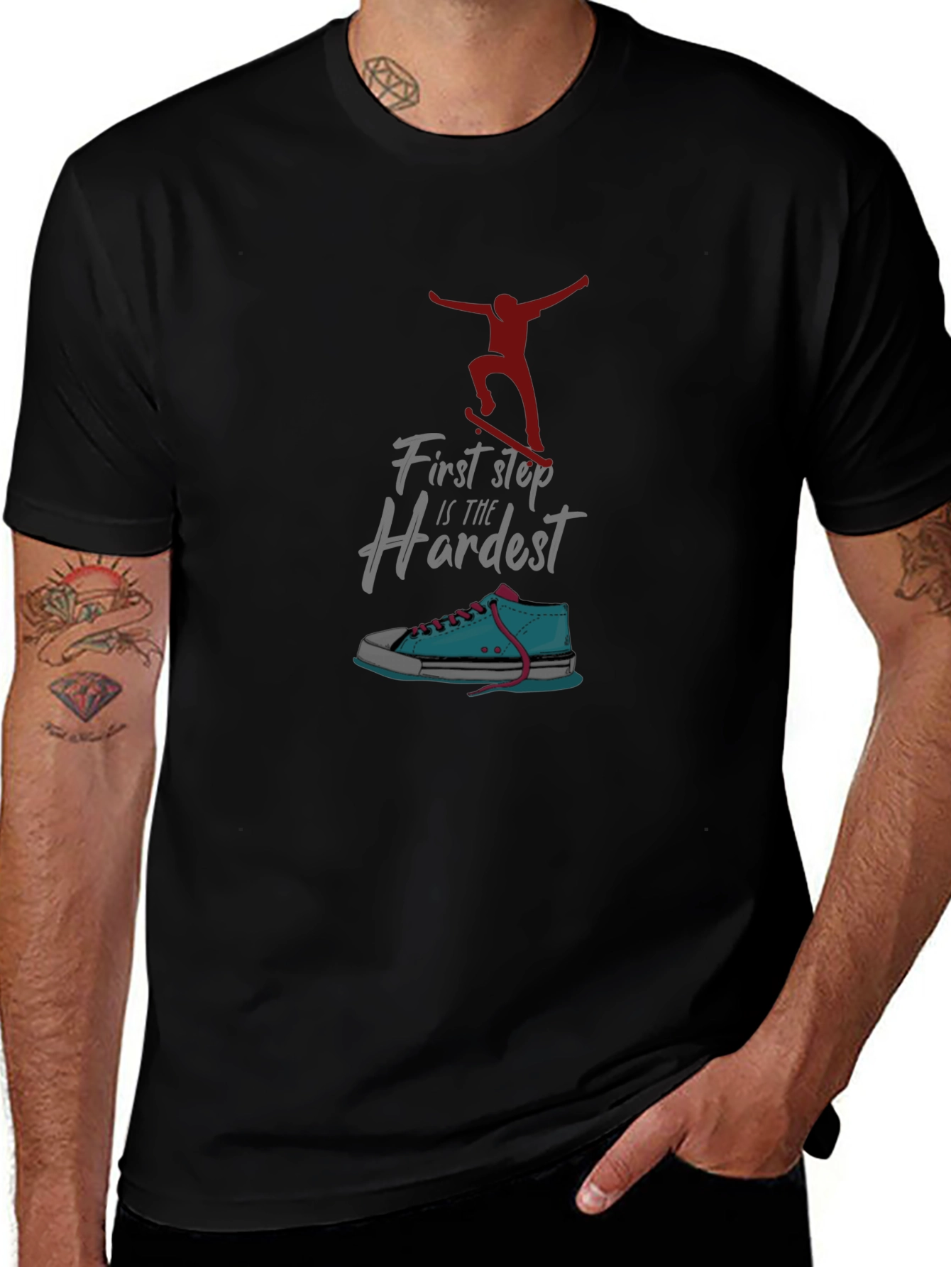 Skateboarding First Step Tee