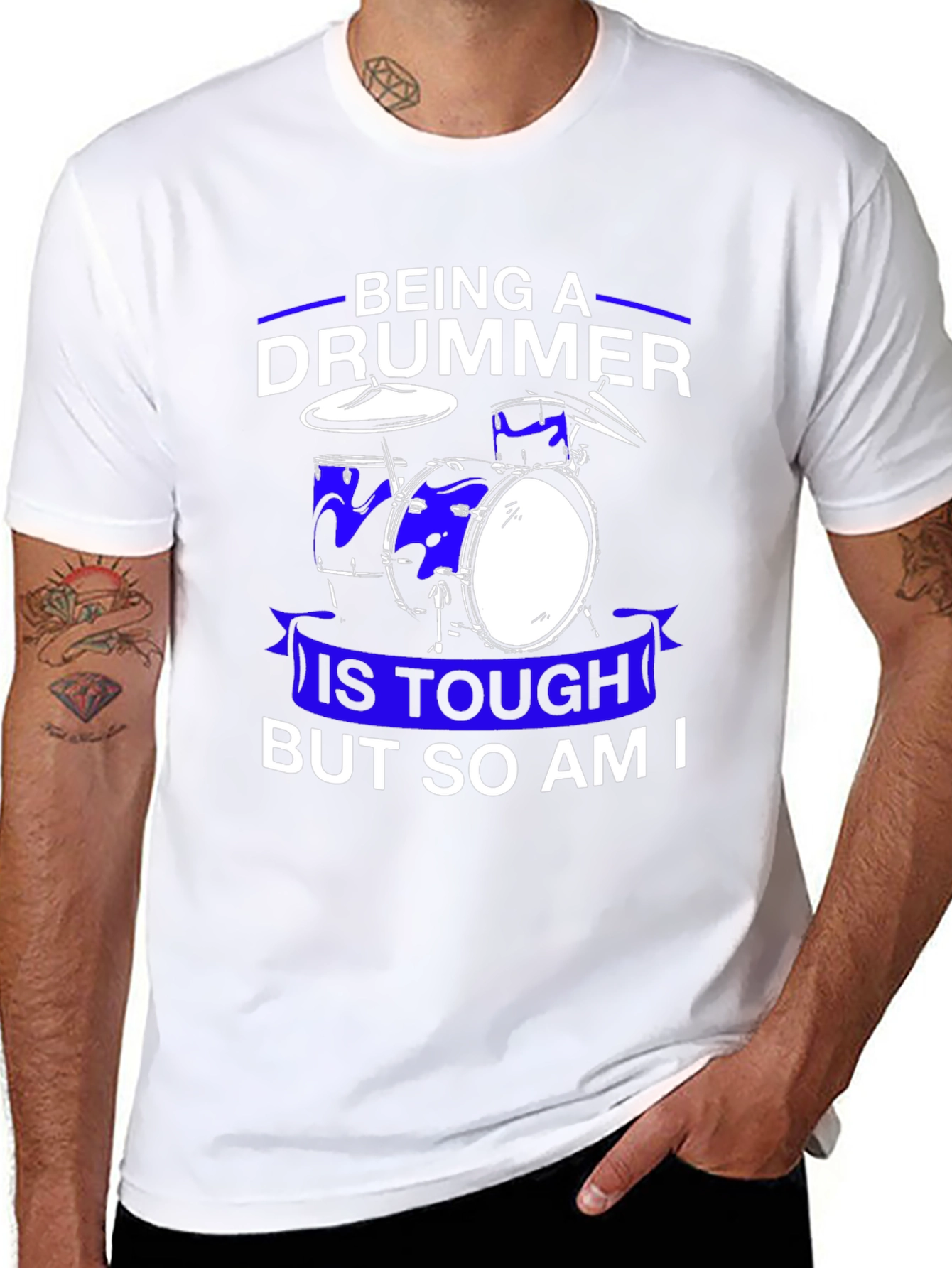 Drummer T-Shirt: Being A Drummer Is Tough
